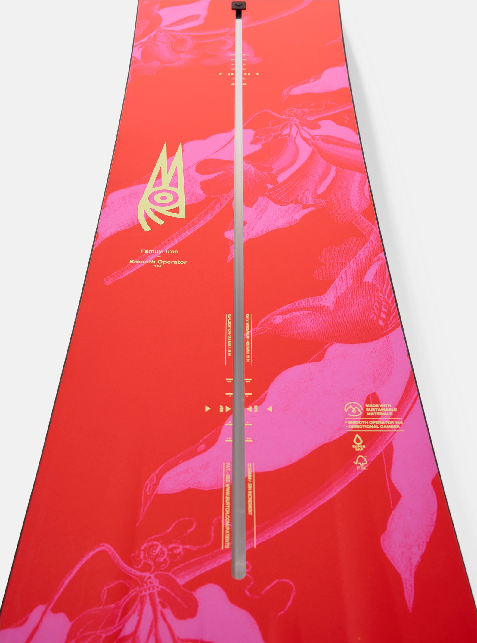 BURTON snowboard FT Smooth Operator red/pink