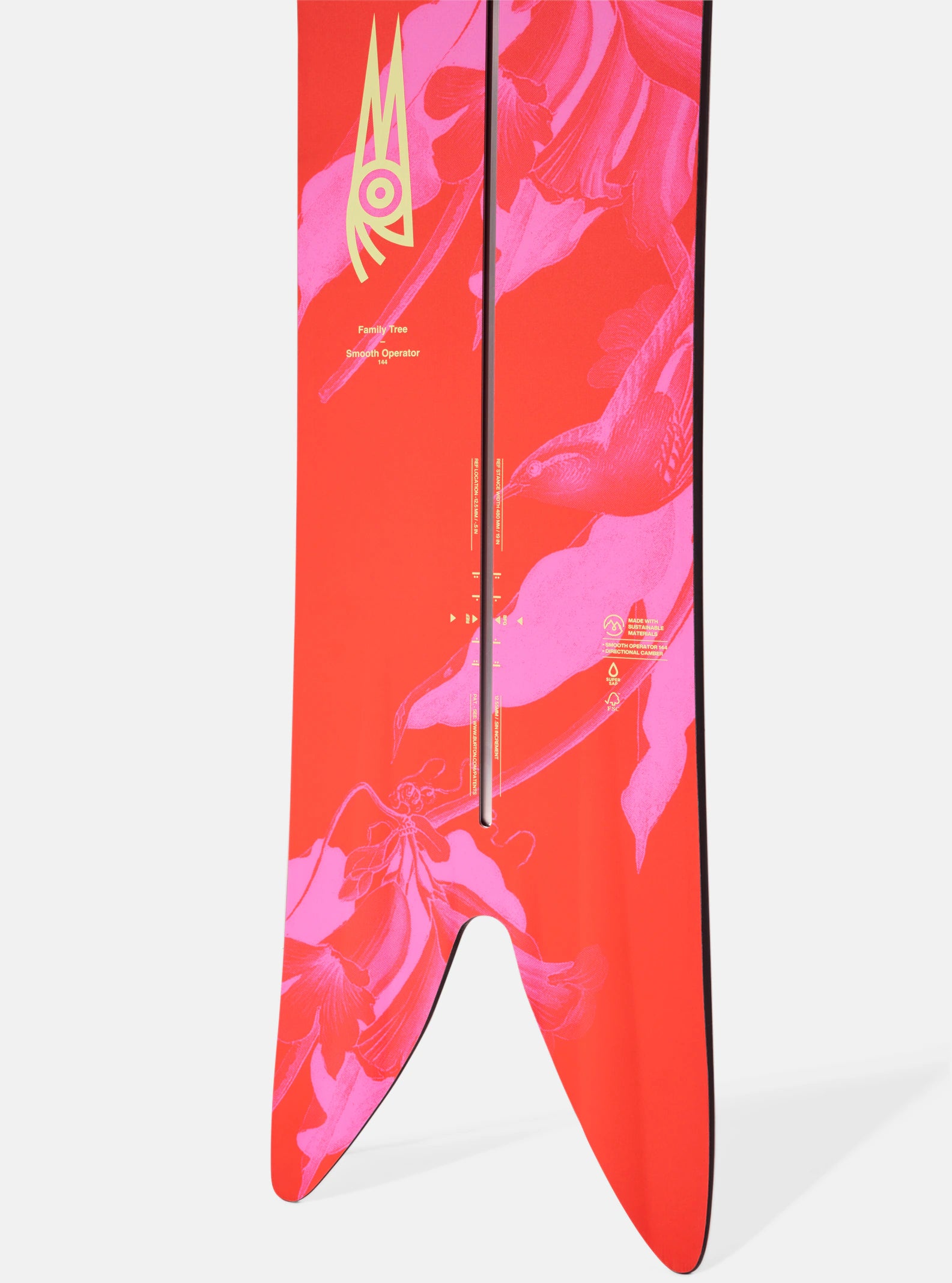 BURTON snowboard FT Smooth Operator red/pink