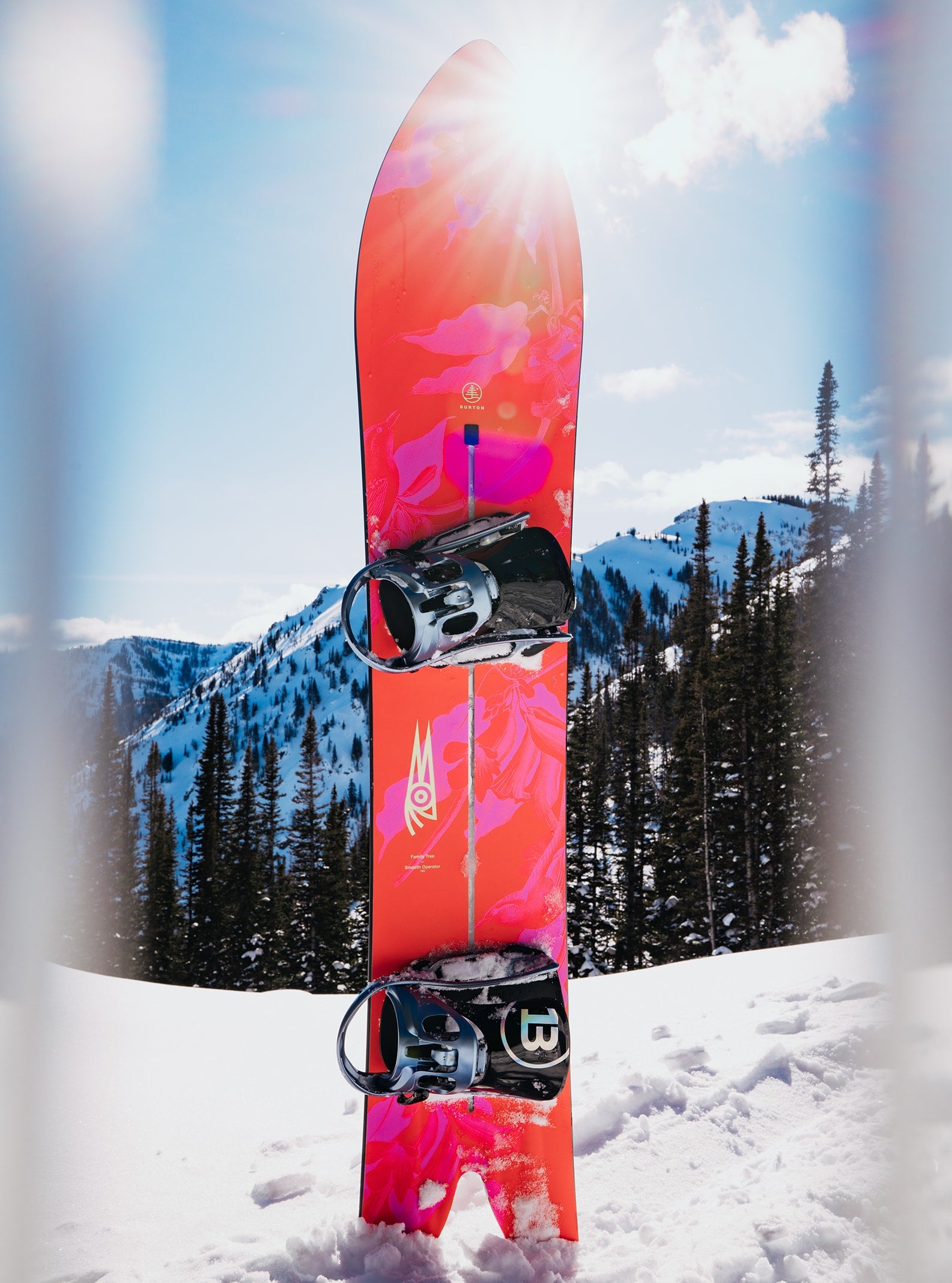 BURTON snowboard FT Smooth Operator red/pink