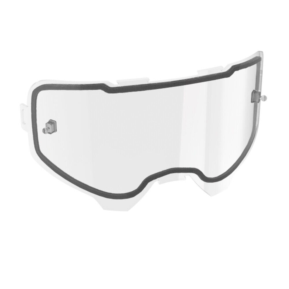 AIRSCREEN briļļu stiklīnš priekš Leatt Velocity, caurspīdīgs