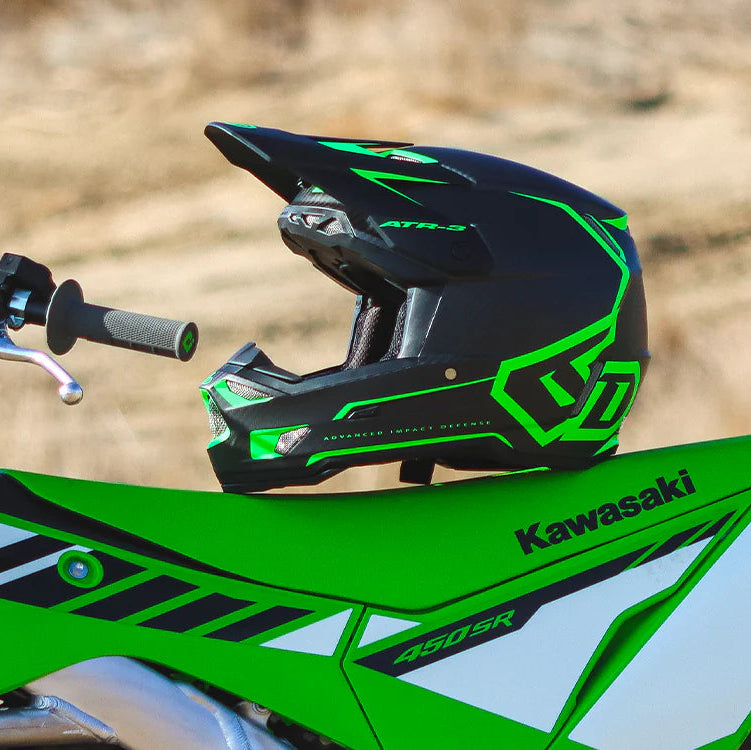 6D helmet ATR-3 Nova matte neon green