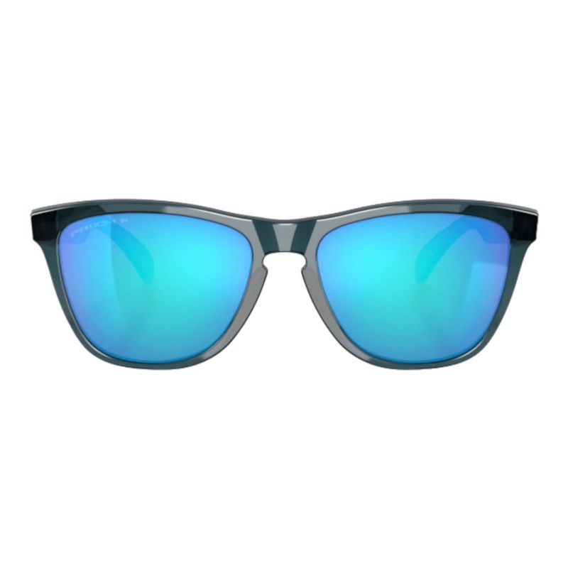 OAKLEY saulesbrilles Frogskins crystal black w/prizm sapphir irid polarized