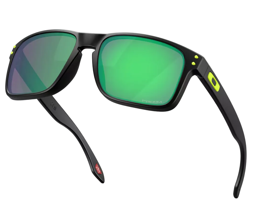 OAKLEY saulės akiniai Holbrook matinė juoda su prizmės road jade lęšiais