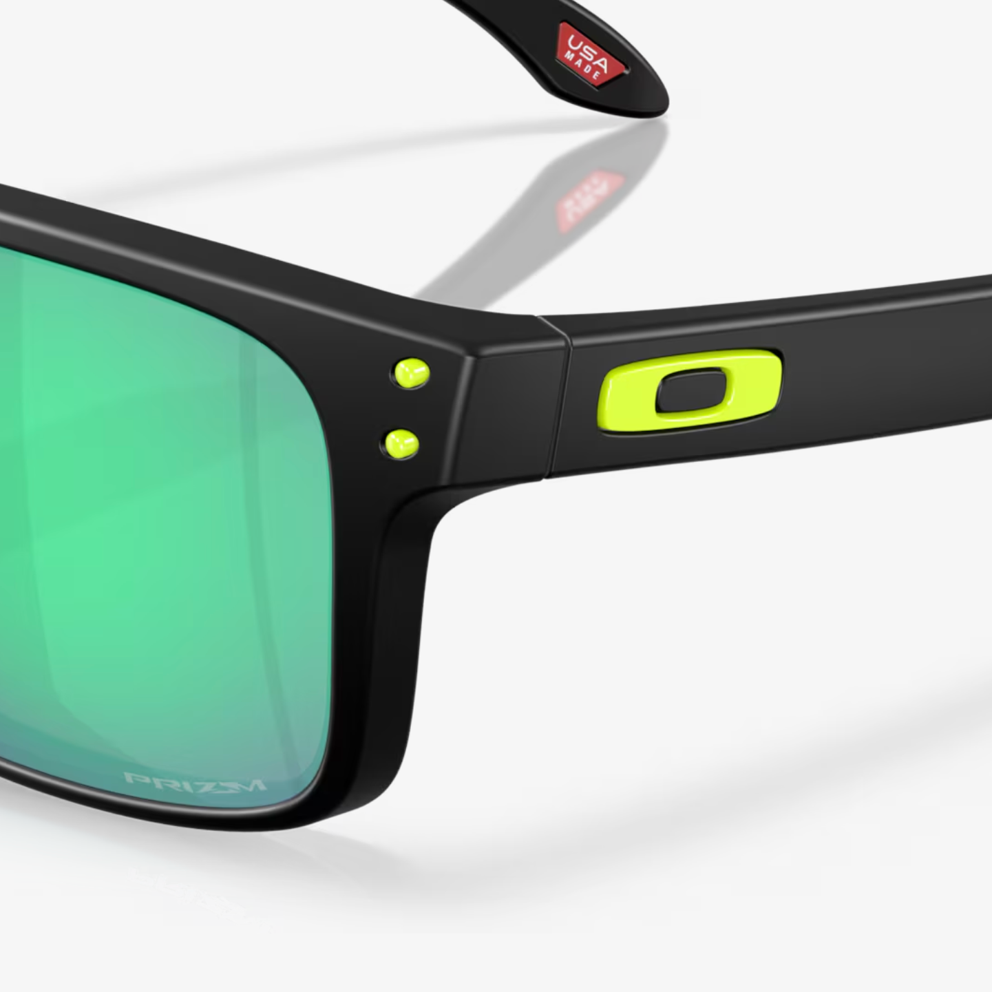 OAKLEY saulės akiniai Holbrook matinė juoda su prizmės road jade lęšiais