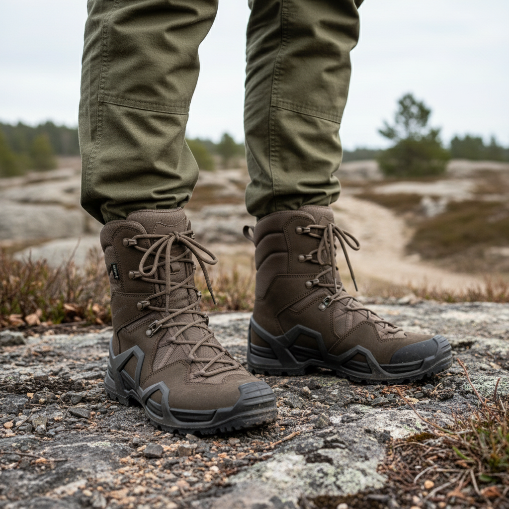 LOWA taktiskie apavi Zephyr MK2 GTX HI Ws dark brown