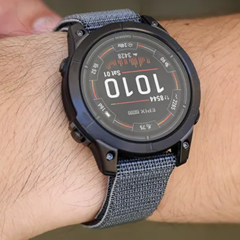 GARMIN siksna pulkstenim Ultrafit 2 20mm Nylon grey