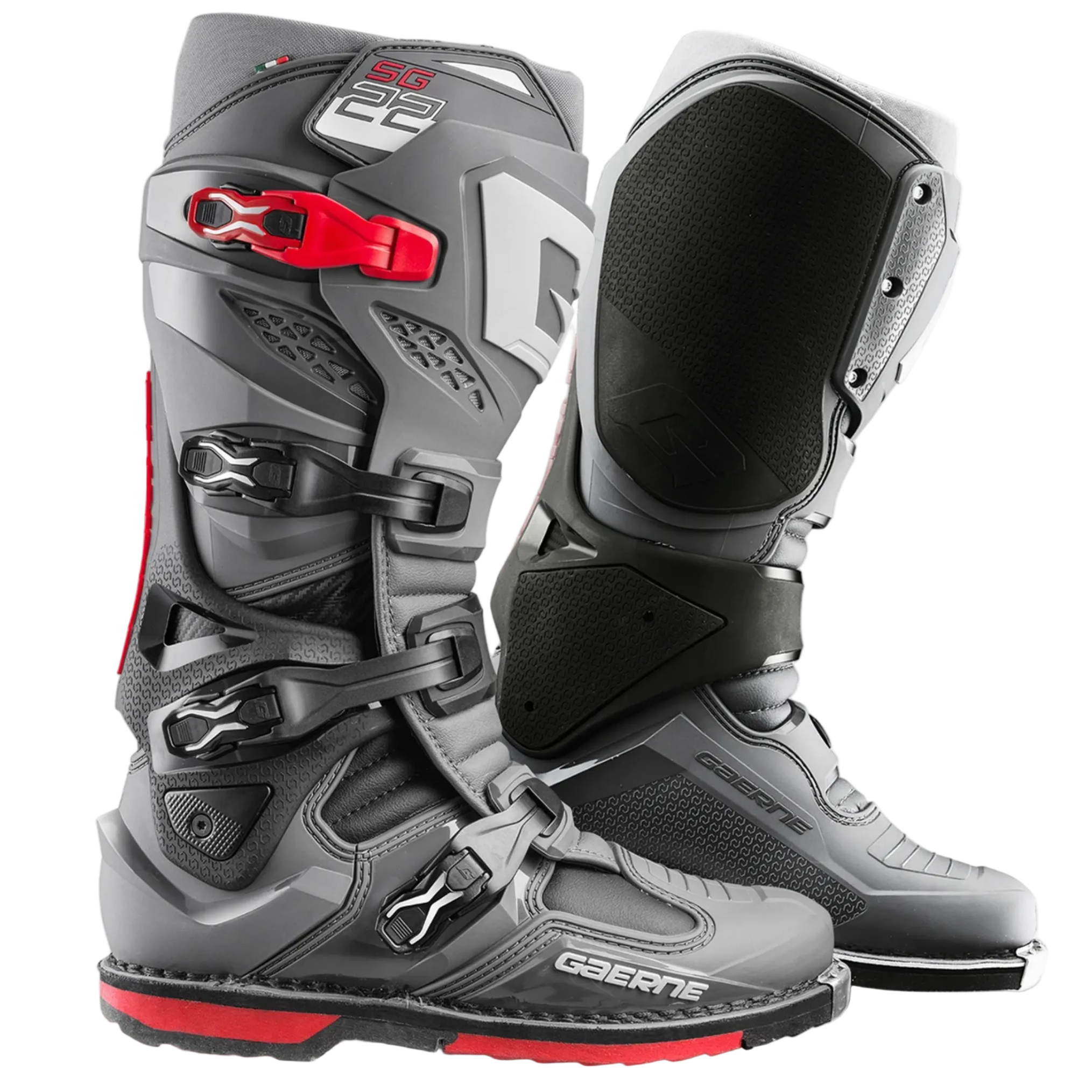 GAERNE zābaki SG 22 anthra/black/red