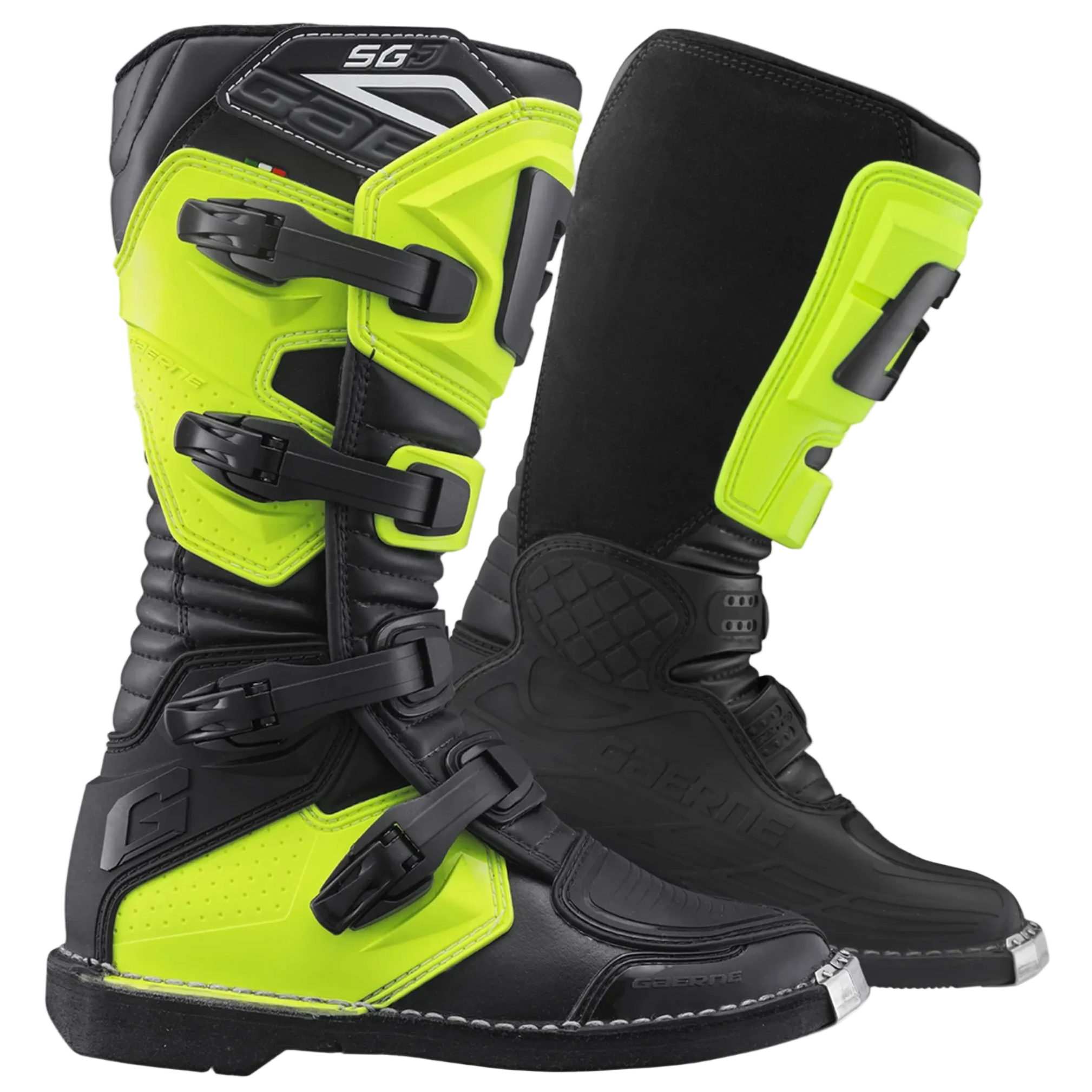 GAERNE saapad SG J kollane fluo/must