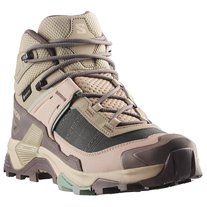 SALOMON apavi X Ultra 5 Mid GTX W beige/ciolet/light blue