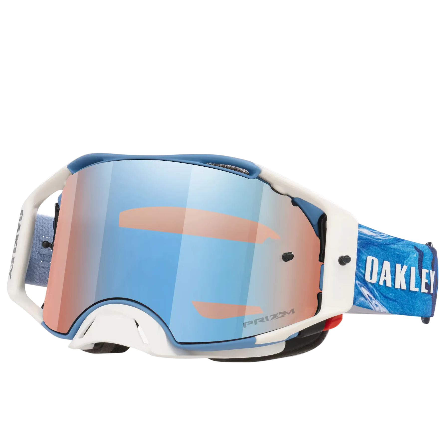 OAKLEY MX goggles Airbrake Sexton matt white/blue w/prizm sapphire irid