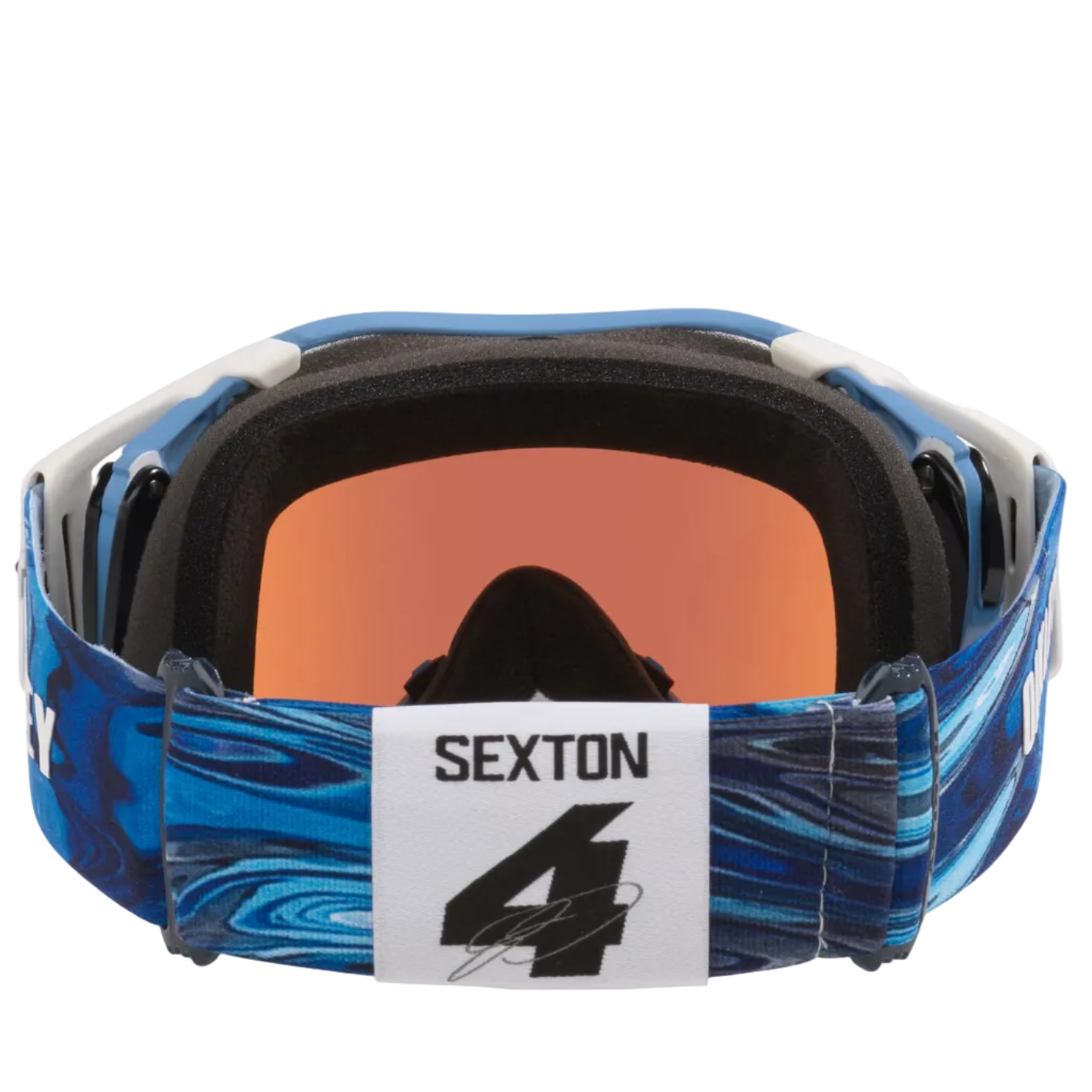 OAKLEY MX goggles Airbrake Sexton matt white/blue w/prizm sapphire irid
