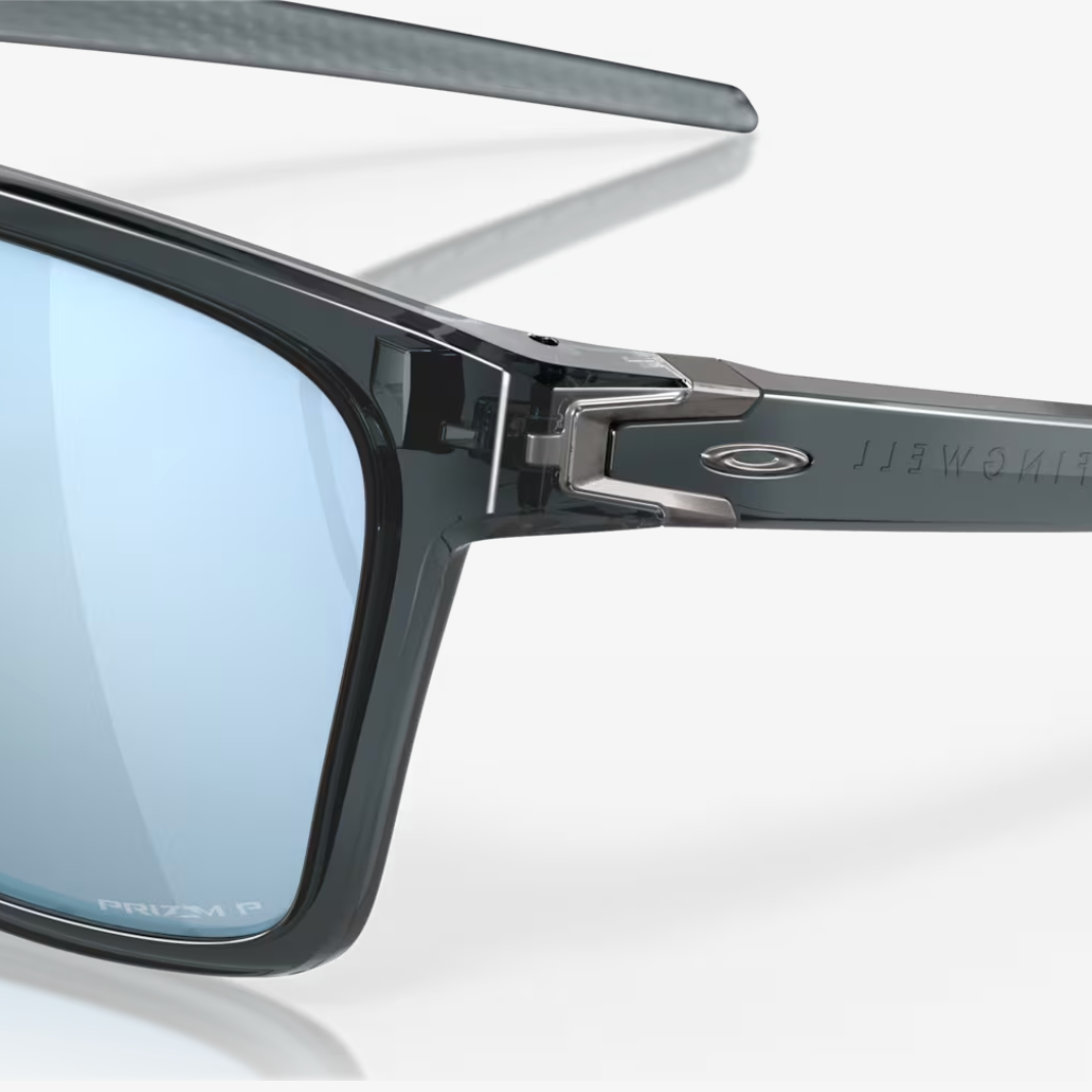 OAKLEY saulesbrilles Leffingwell crystal black ar Prizm Deep Water polarizētajiem stikliem