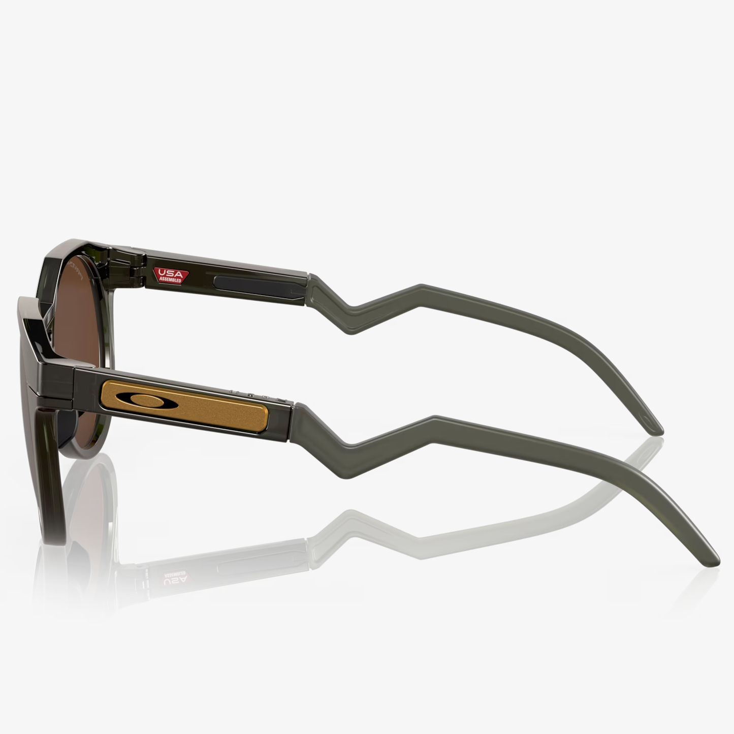 OAKLEY saulesbrilles HSTN olīvu tintes krāsā ar Prizm Tungsten Polar lēcām