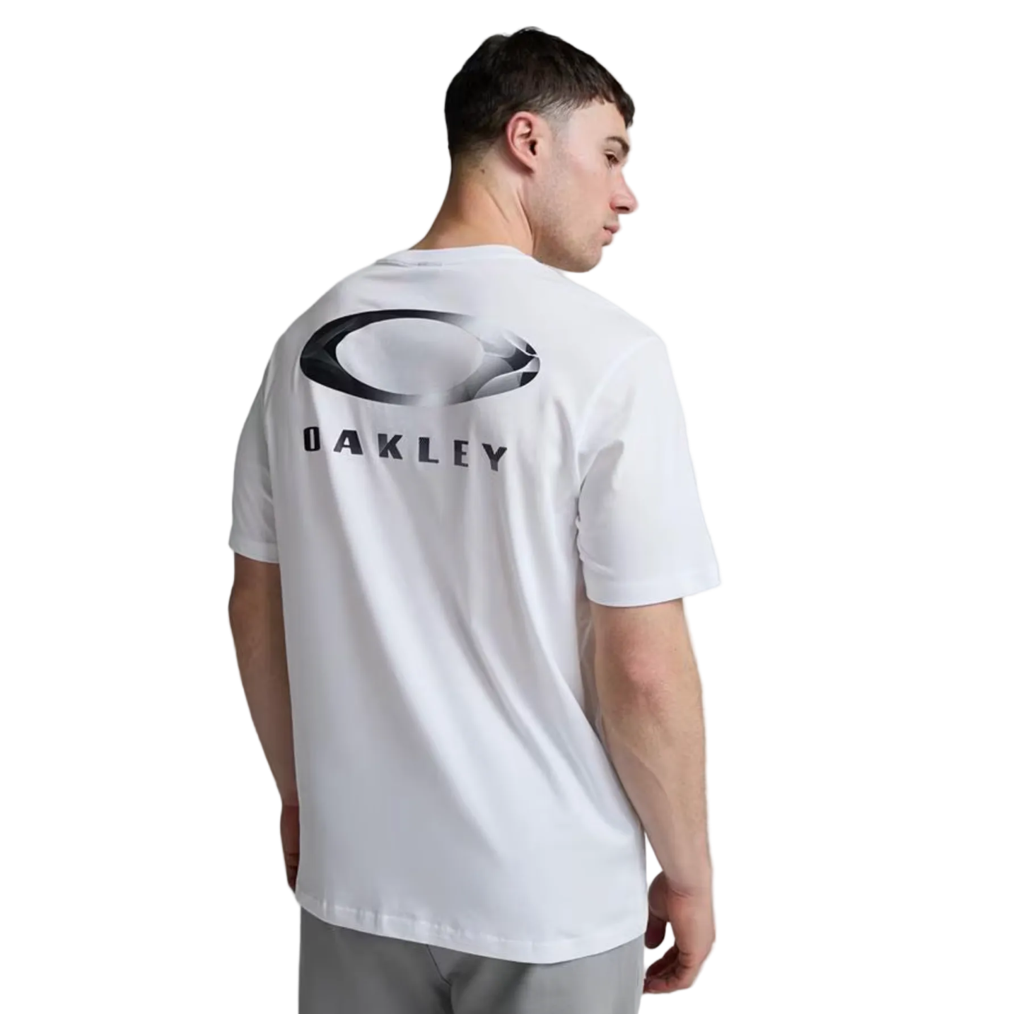 OAKLEY T-krekls Ellipse Bark Metal Tee balts