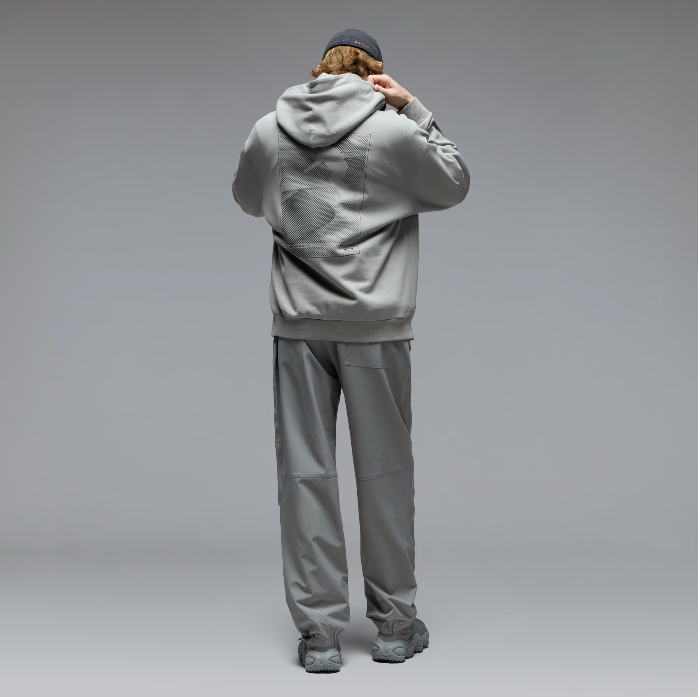 OAKLEY Sandboard Hoodie cementgrijs jas met capuchon