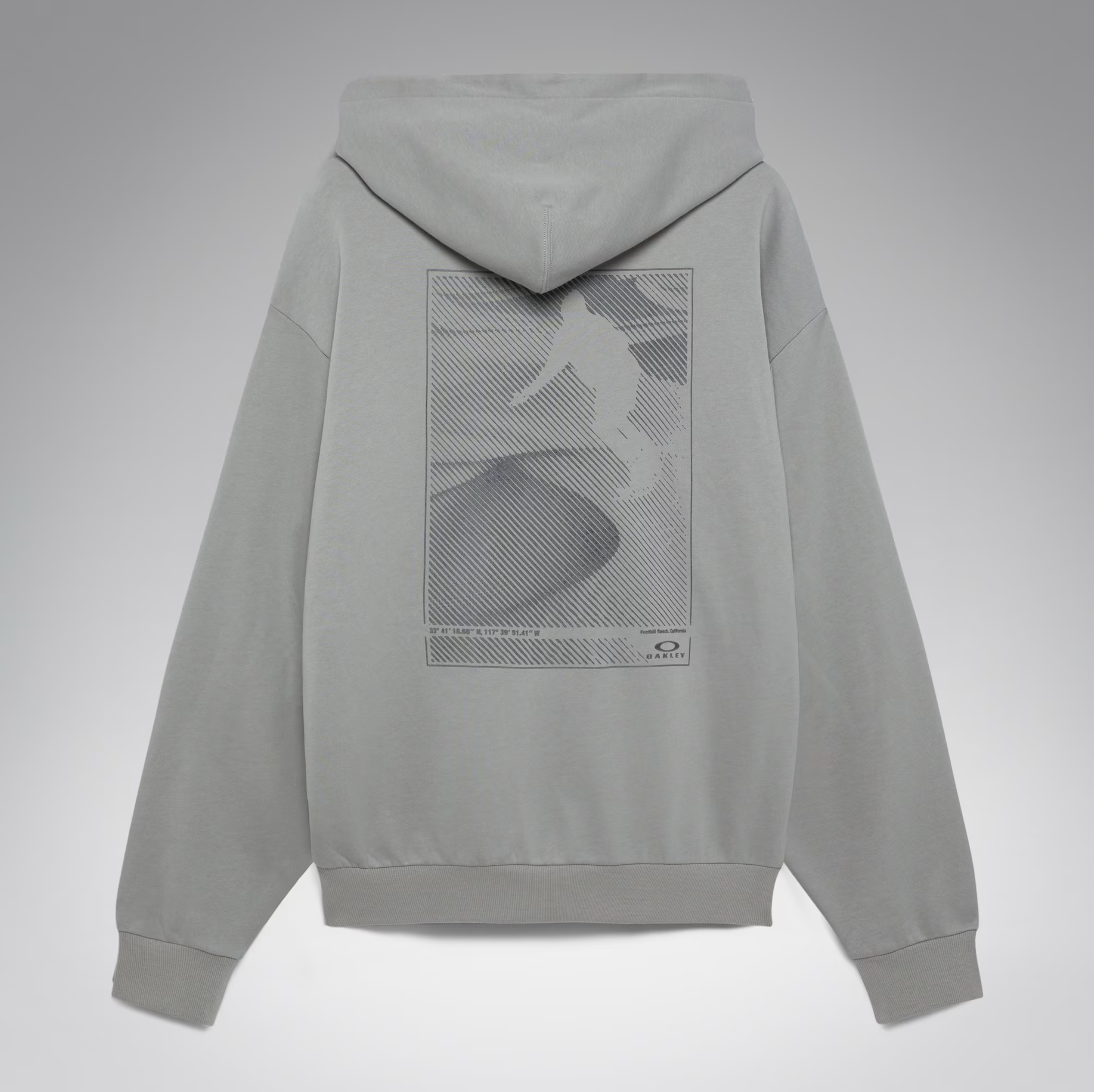 OAKLEY Sandboard Hoodie cementgrijs jas met capuchon