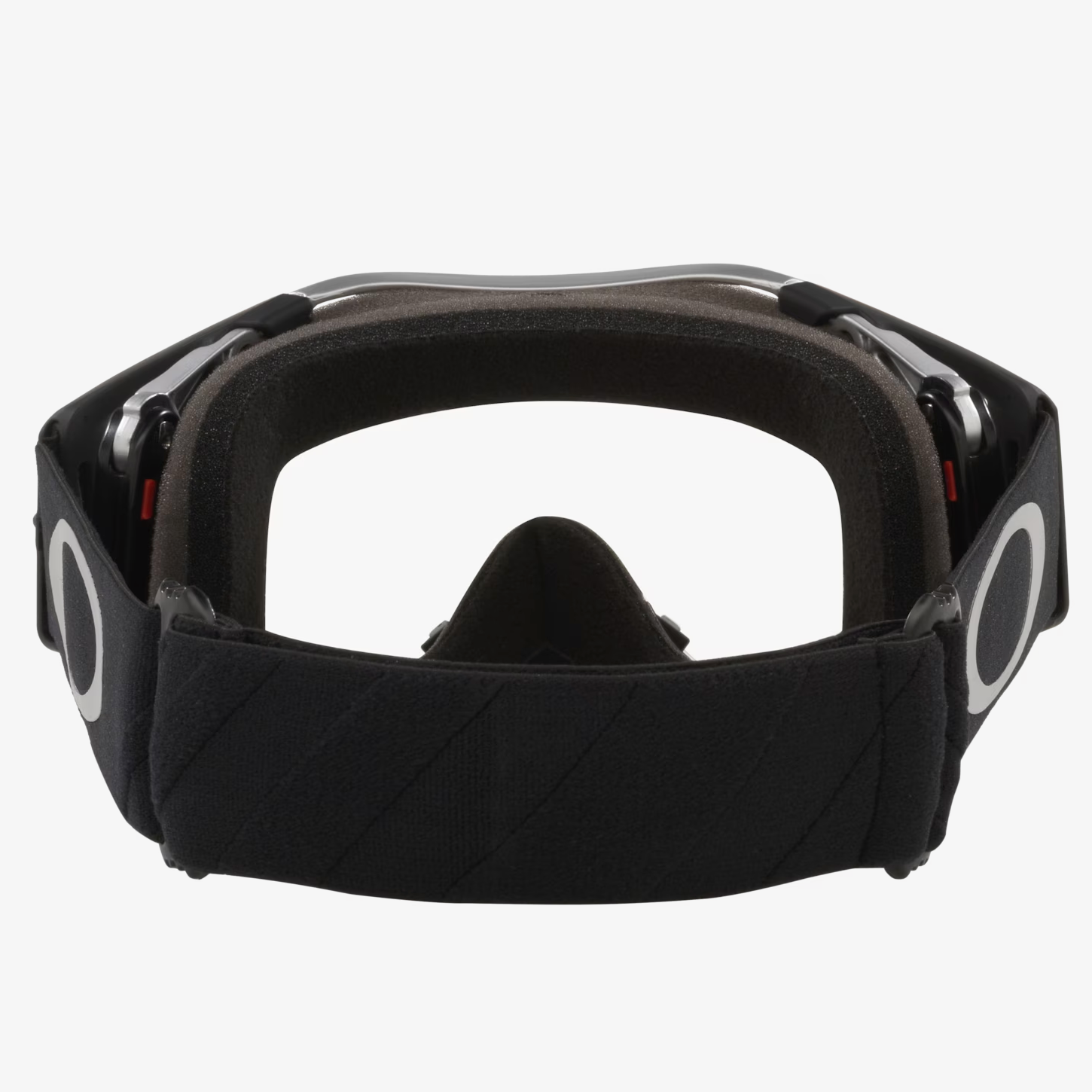 OAKLEY MX aizsargbrilles Airbrake Tuff Block matētas melnas/sudraba ar caurspīdīgiem stikliņiem