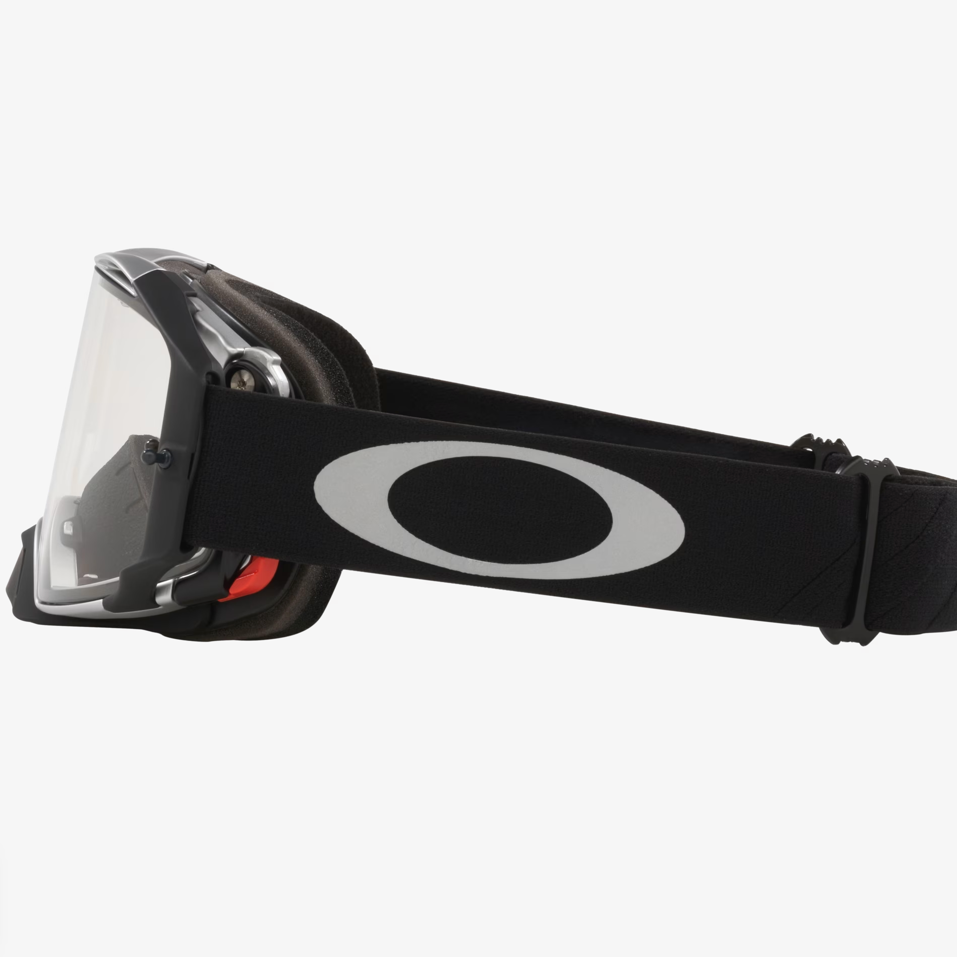 OAKLEY MX aizsargbrilles Airbrake Tuff Block matētas melnas/sudraba ar caurspīdīgiem stikliņiem