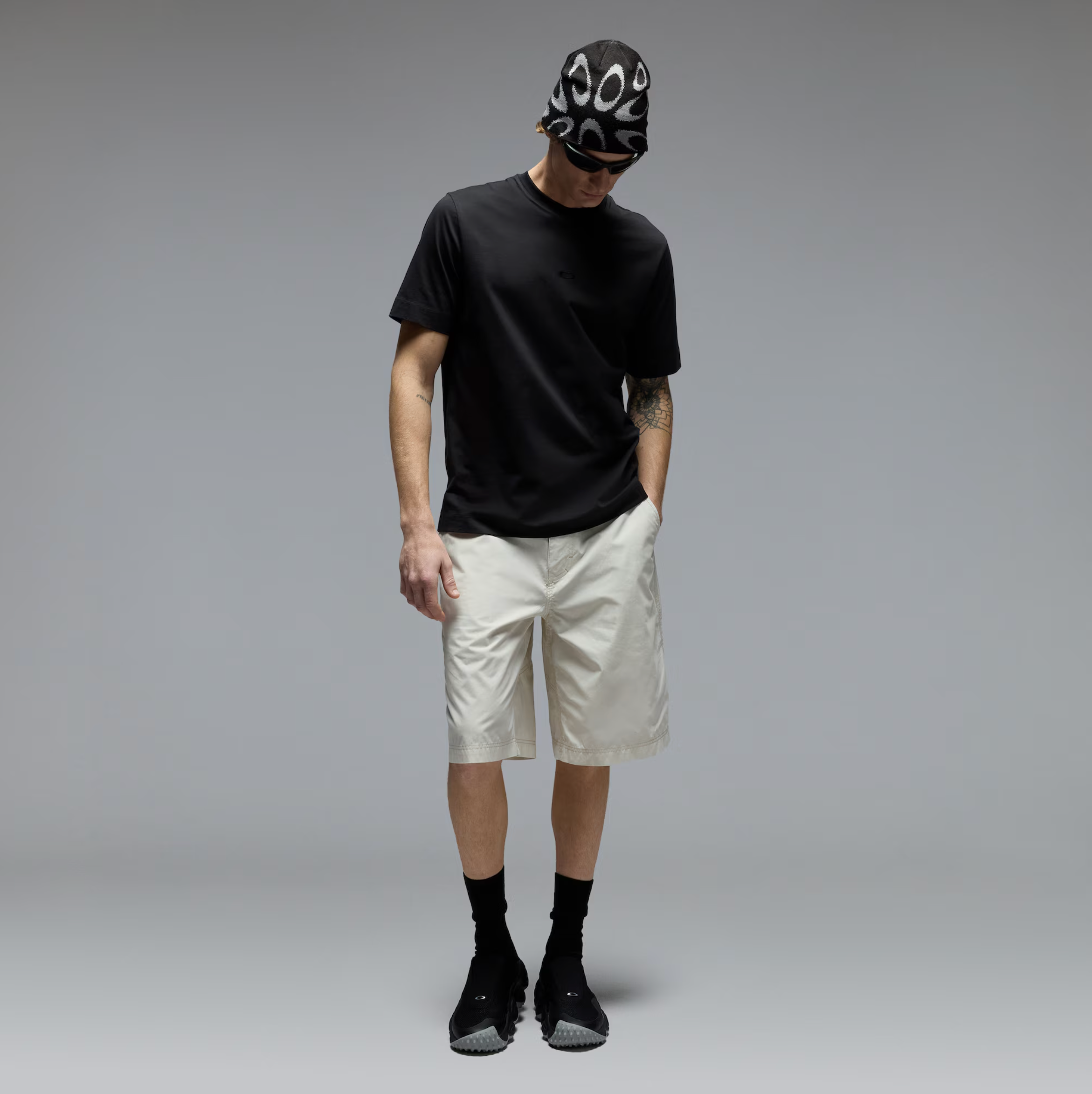 OAKLEY T-shirt Stacked Flow Tee pitch black