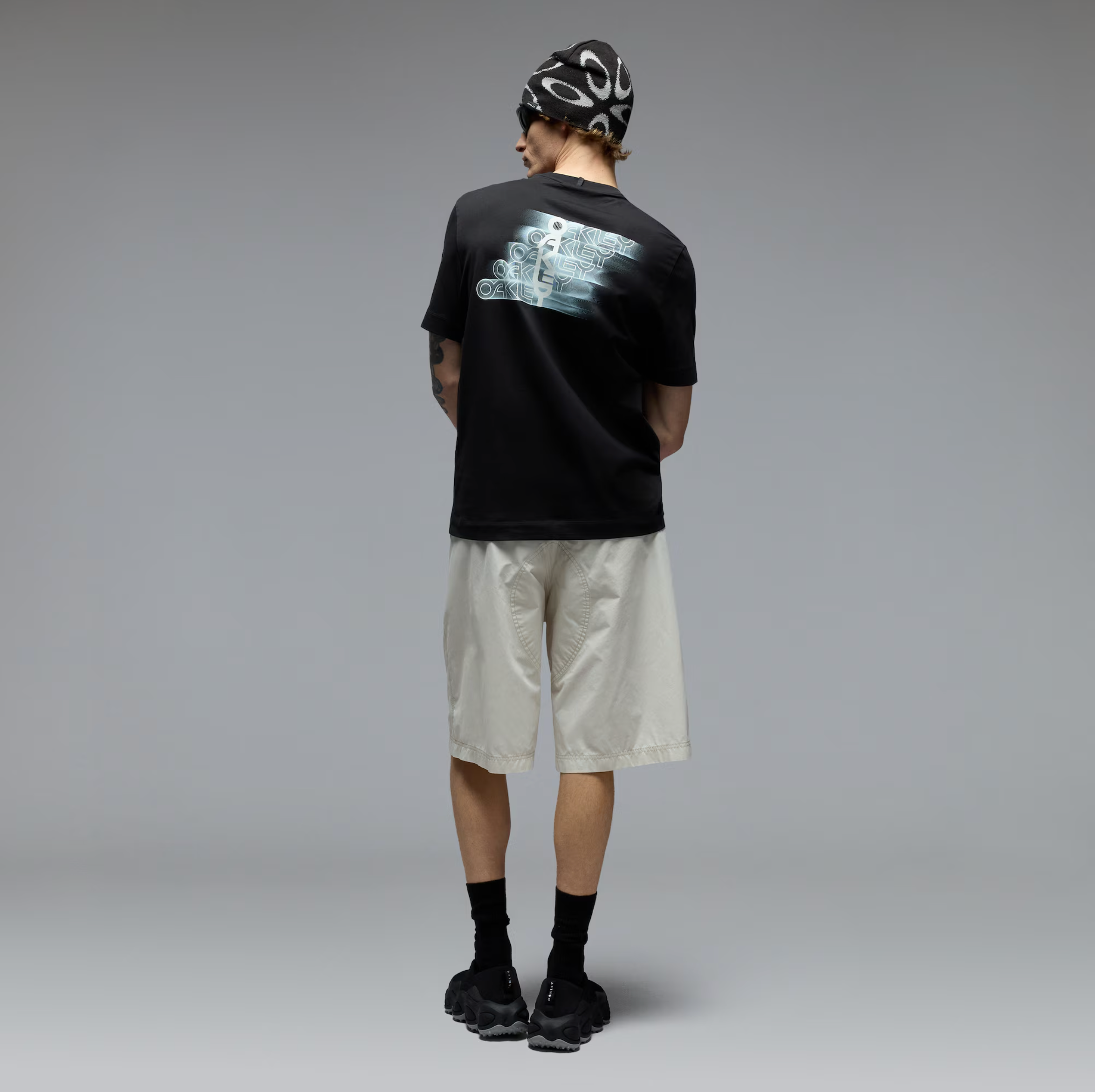OAKLEY T-shirt Stacked Flow Tee pitch black