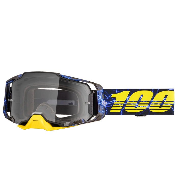 100% brilles Armega Furios black/yellow w/clear