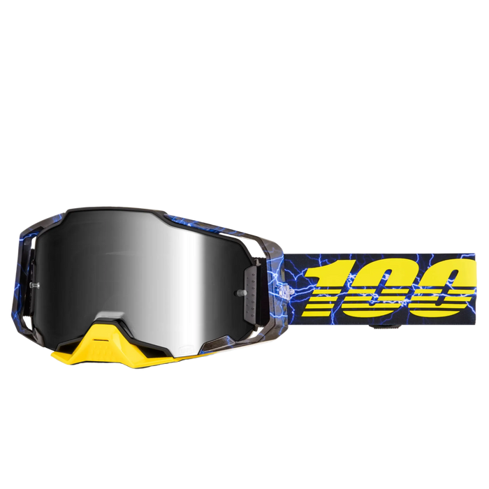 100% brilles Armega Furios black/yellow w/mirror silver