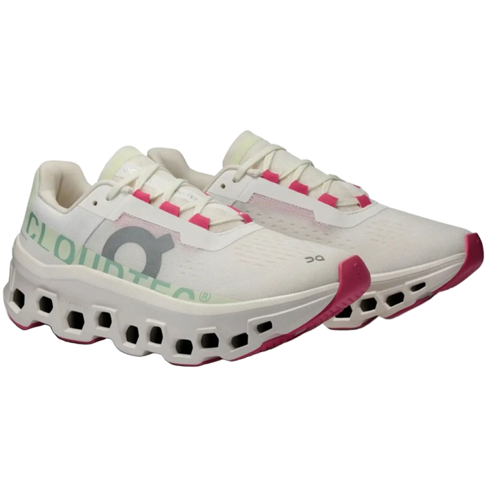 ON apavi Cloudmonster W white/green/pink