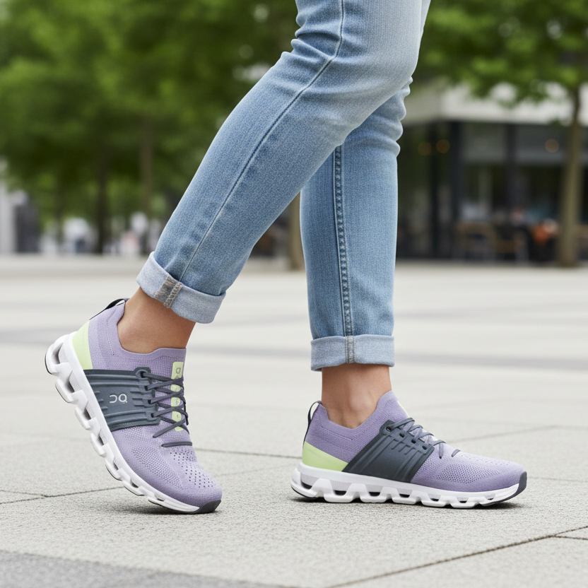 ON apavi Cloudswift 3 violet/grey/yellow