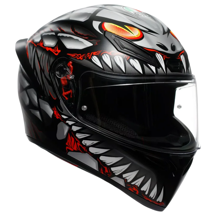 AGV ķivere K1 S Lyzard matt black/red/grey