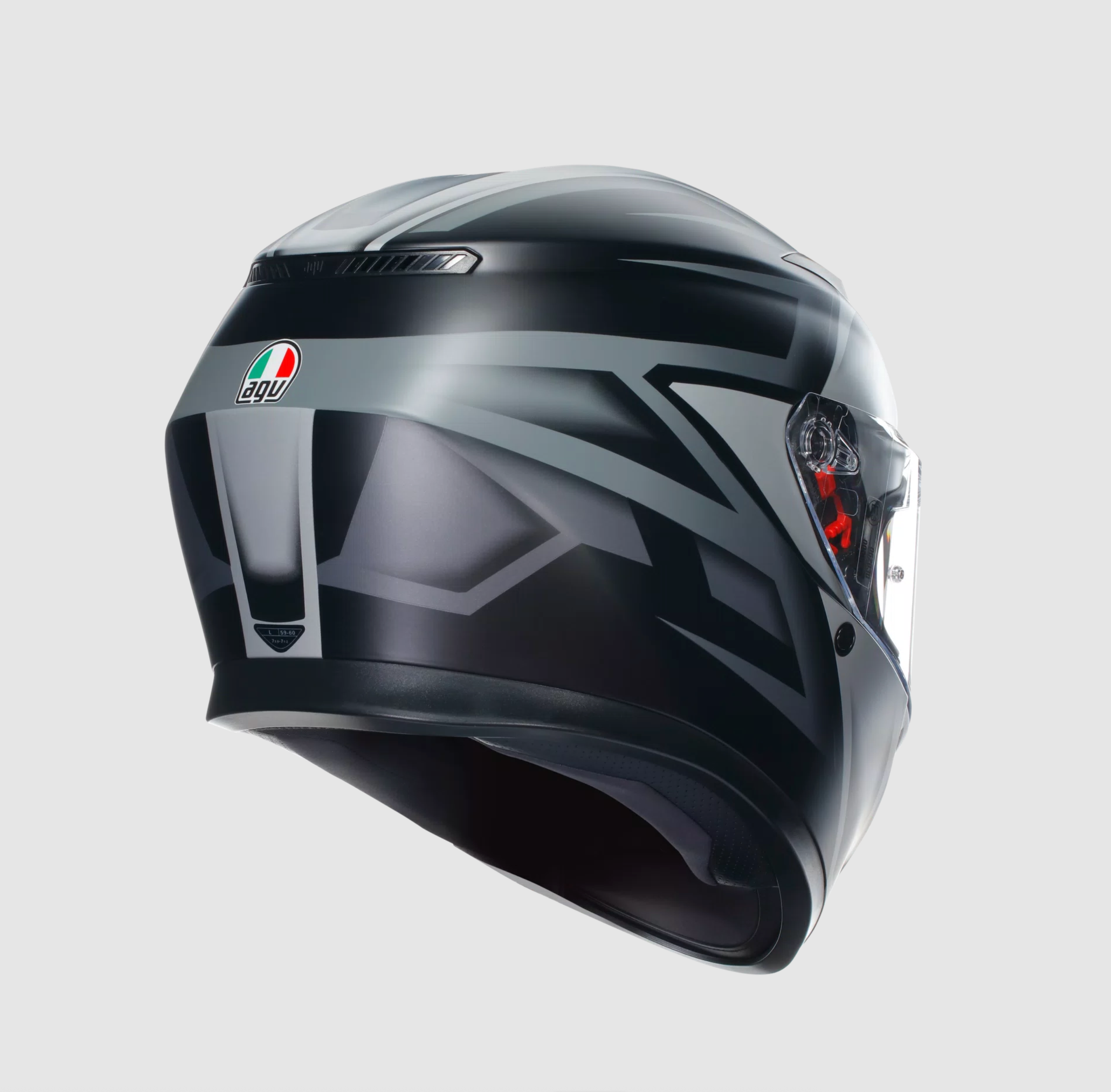 AGV ķivere K3 Compound matt black/grey