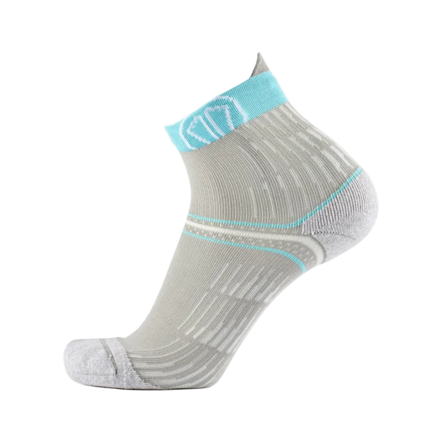 SIDAS zeķes Run comfort grey/turquoise