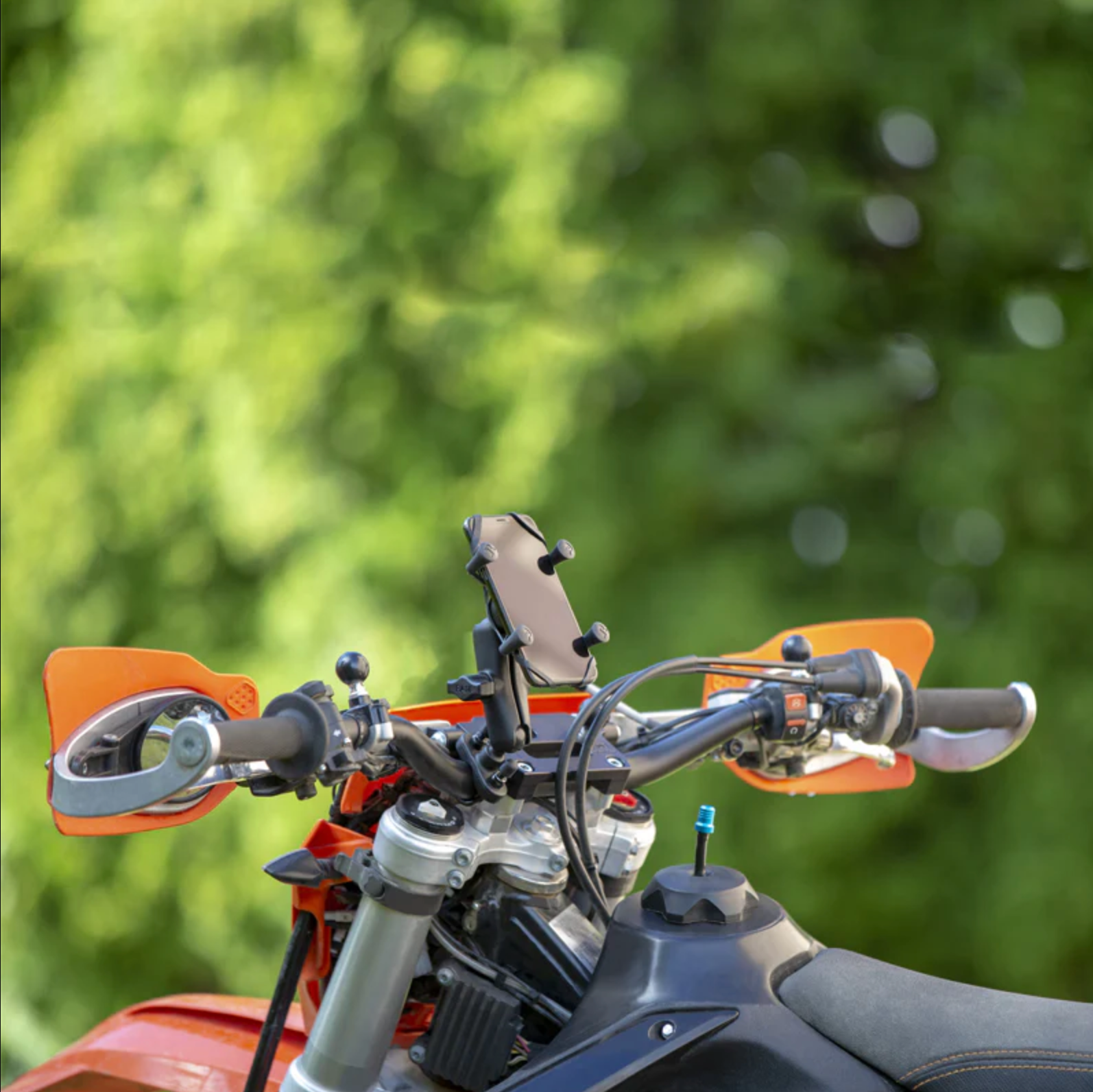 RAM MOUNT kompl Rail Ubolt Uni XGrip ar drošības gumiju