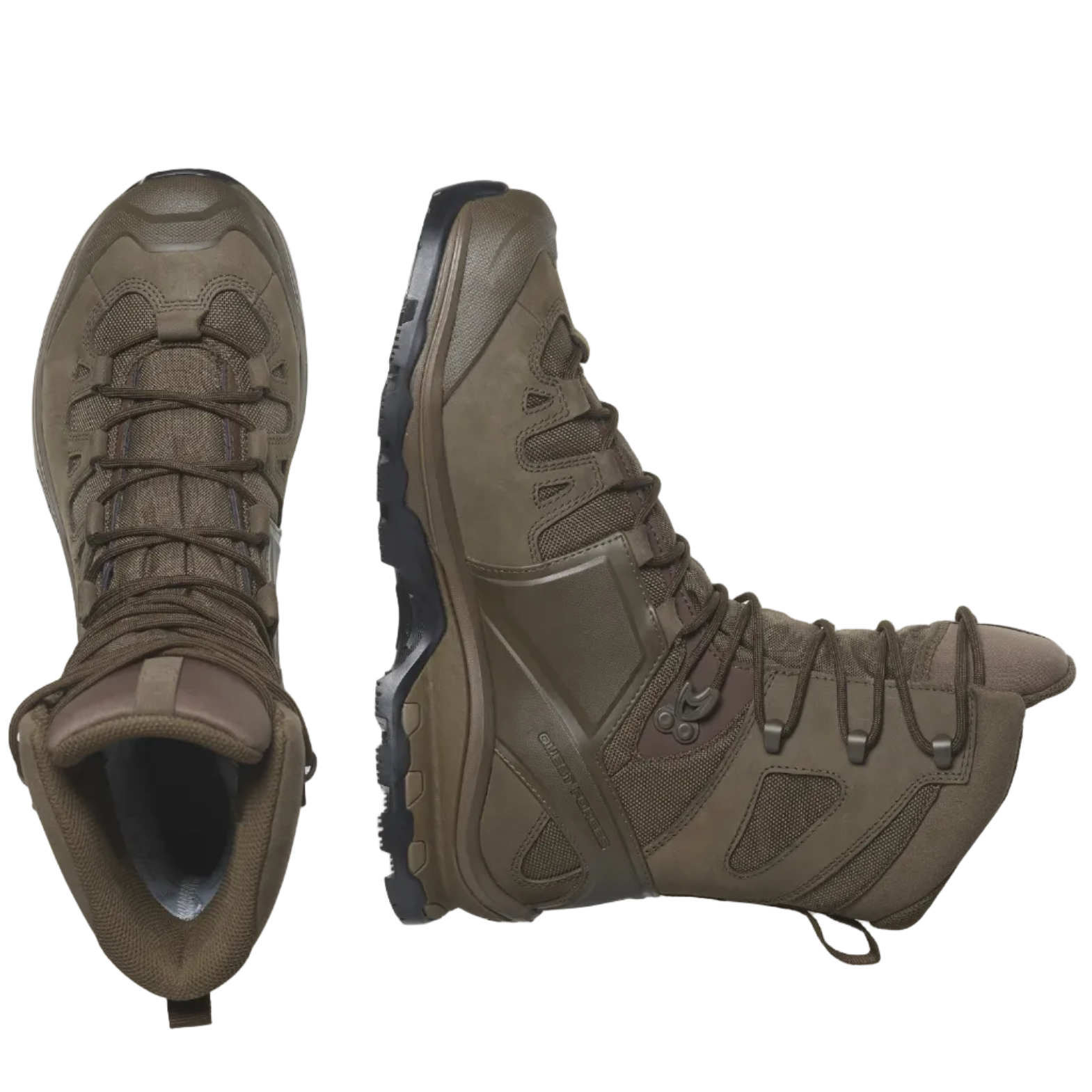 SALOMON taktiskie apavi Quest 4D Forces 2 High GTX EN earth brown