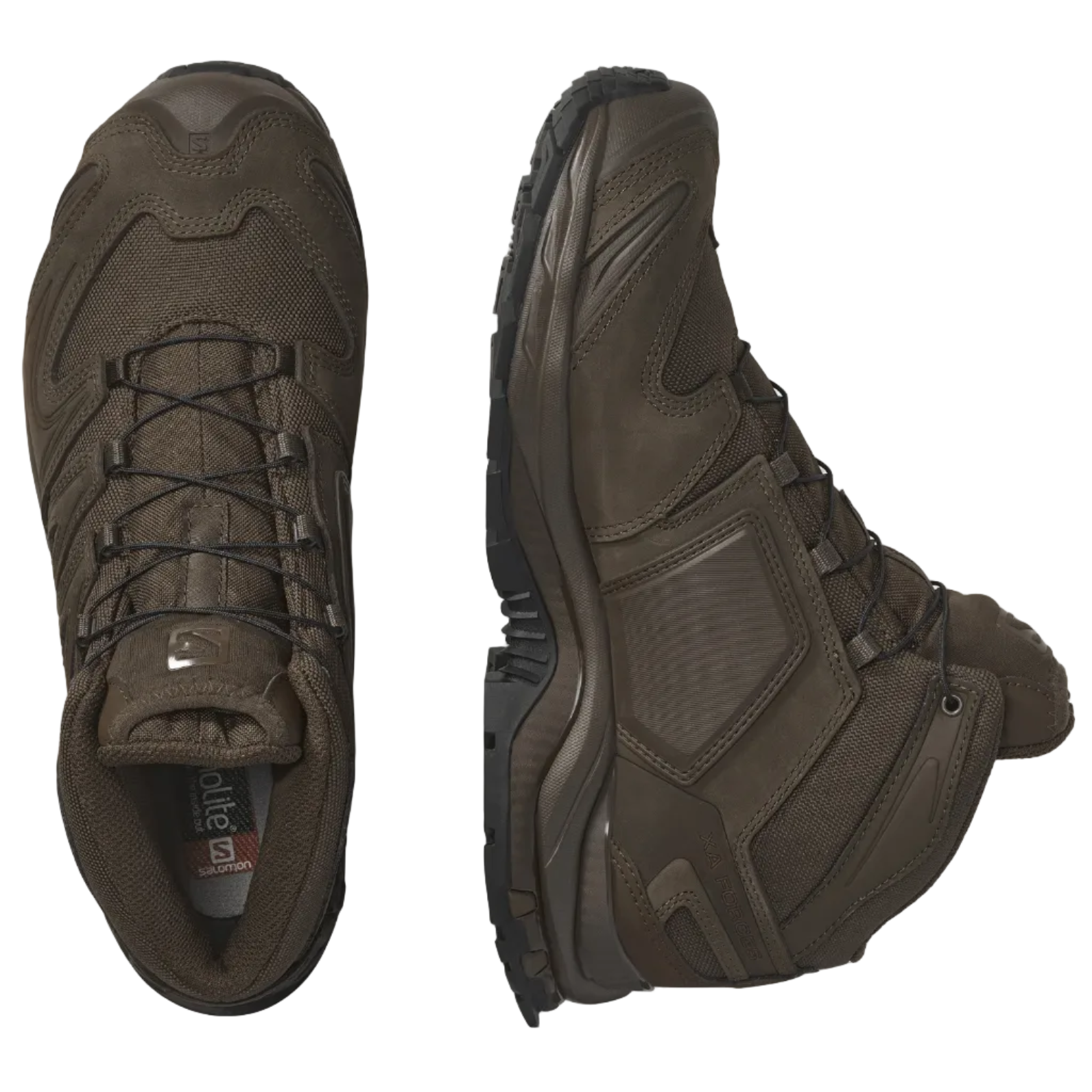 SALOMON taktiskie apavi XA Forces Mid EN earth brown/earth brown/earth brown