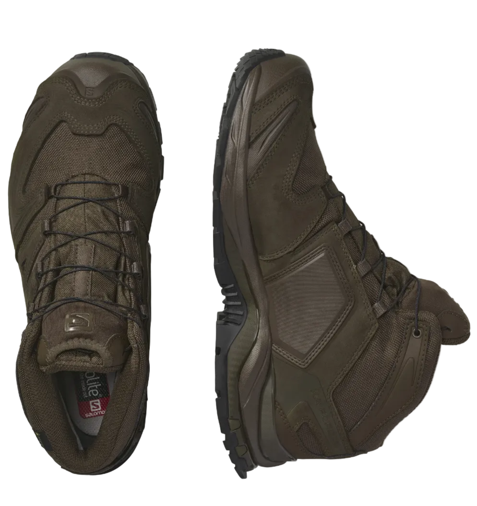 SALOMON tactical footwear XA Forces Mid GTX EN Ebrown/Ebrown