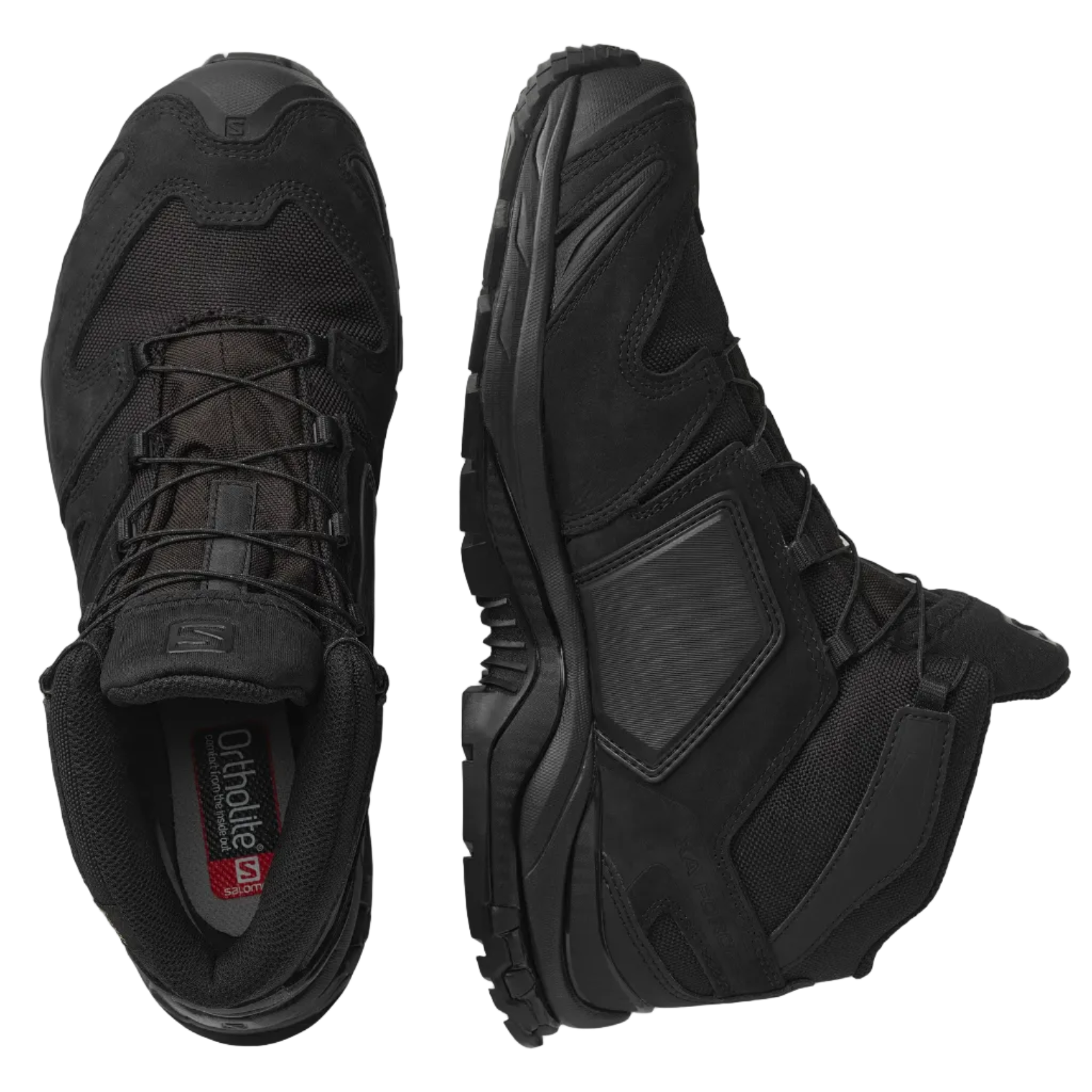 SALOMON taktiskie apavi XA Forces Mid Wide GTX EN melni