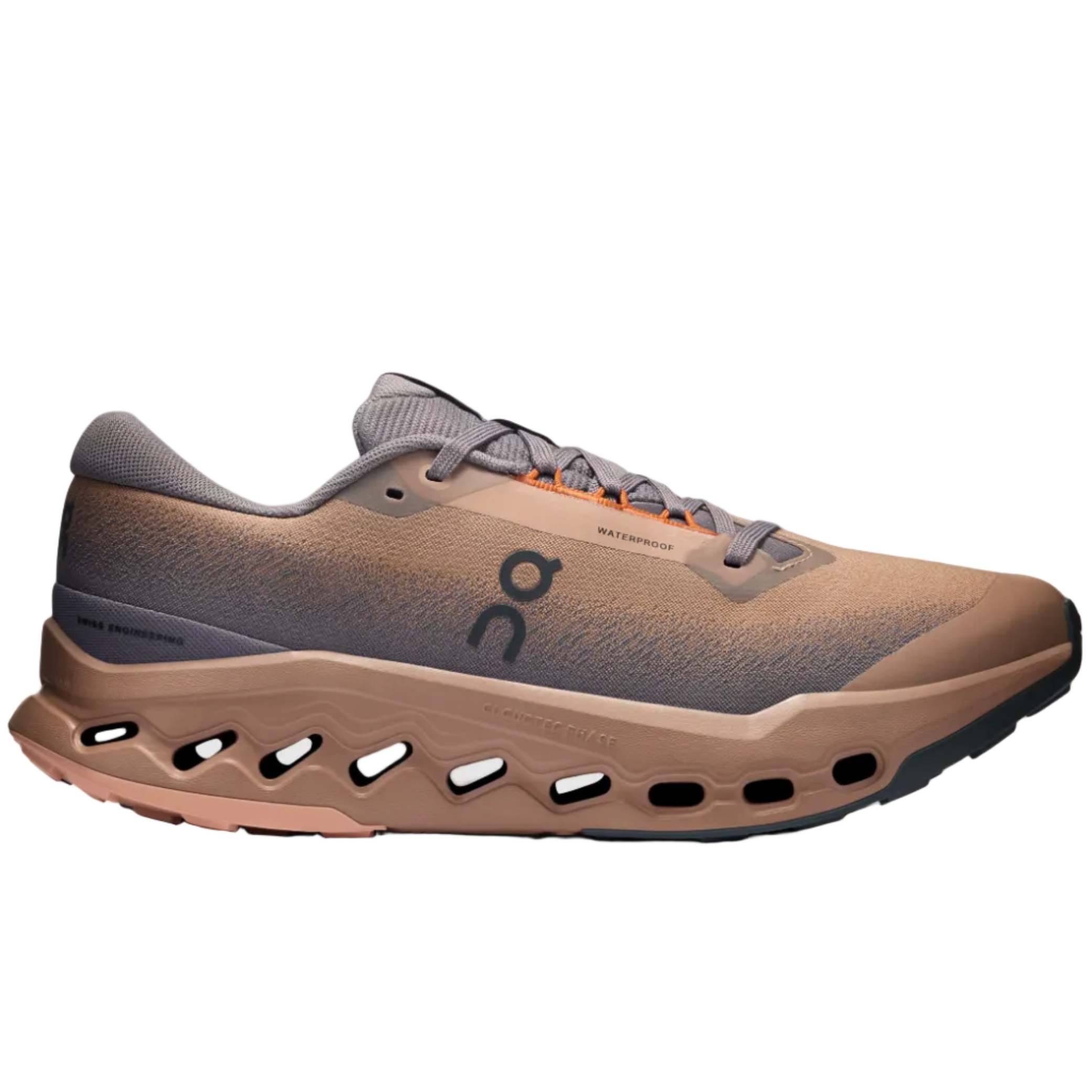 ON apavi Cloudsurfer Trail 2 WP brown/grey
