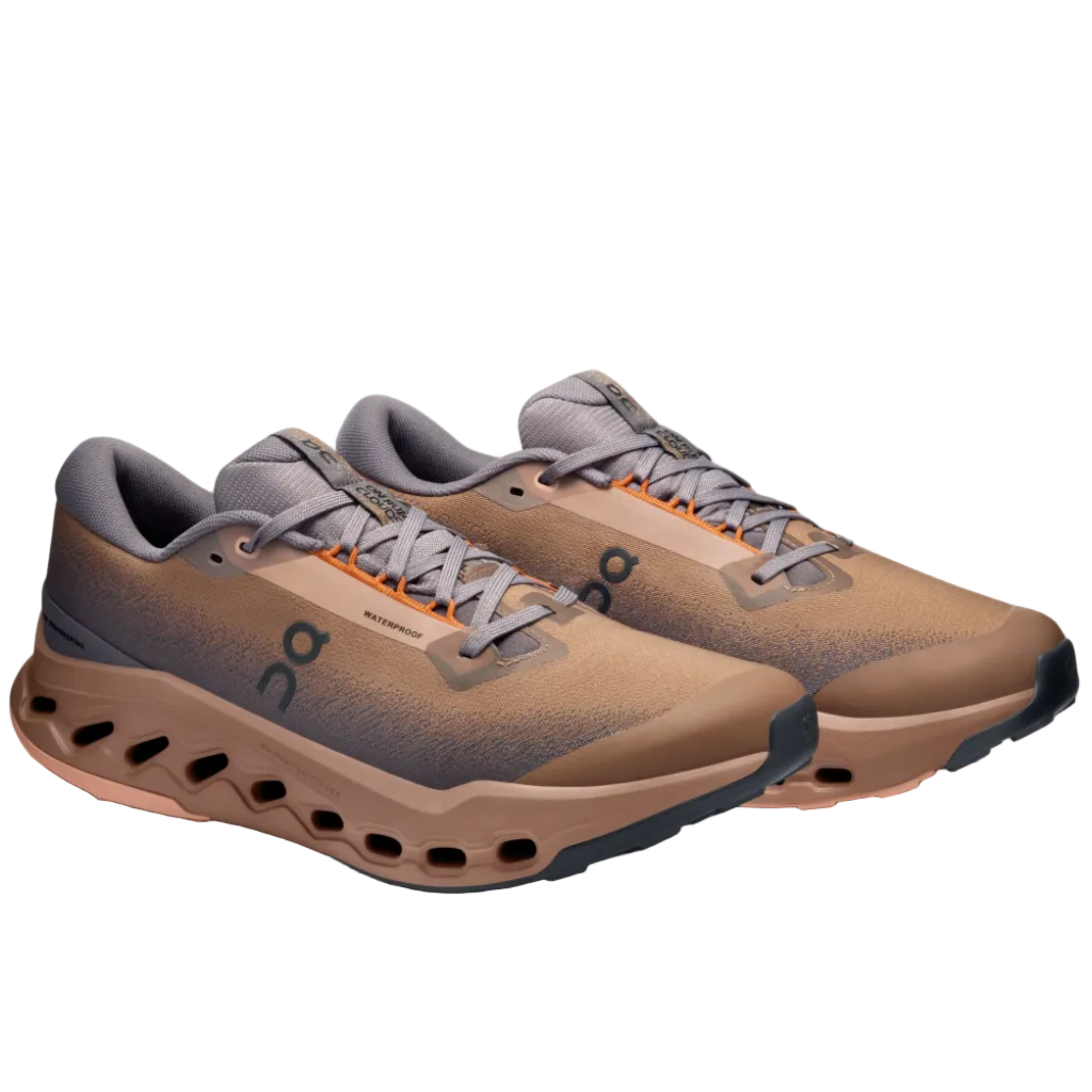 ON apavi Cloudsurfer Trail 2 WP brown/grey