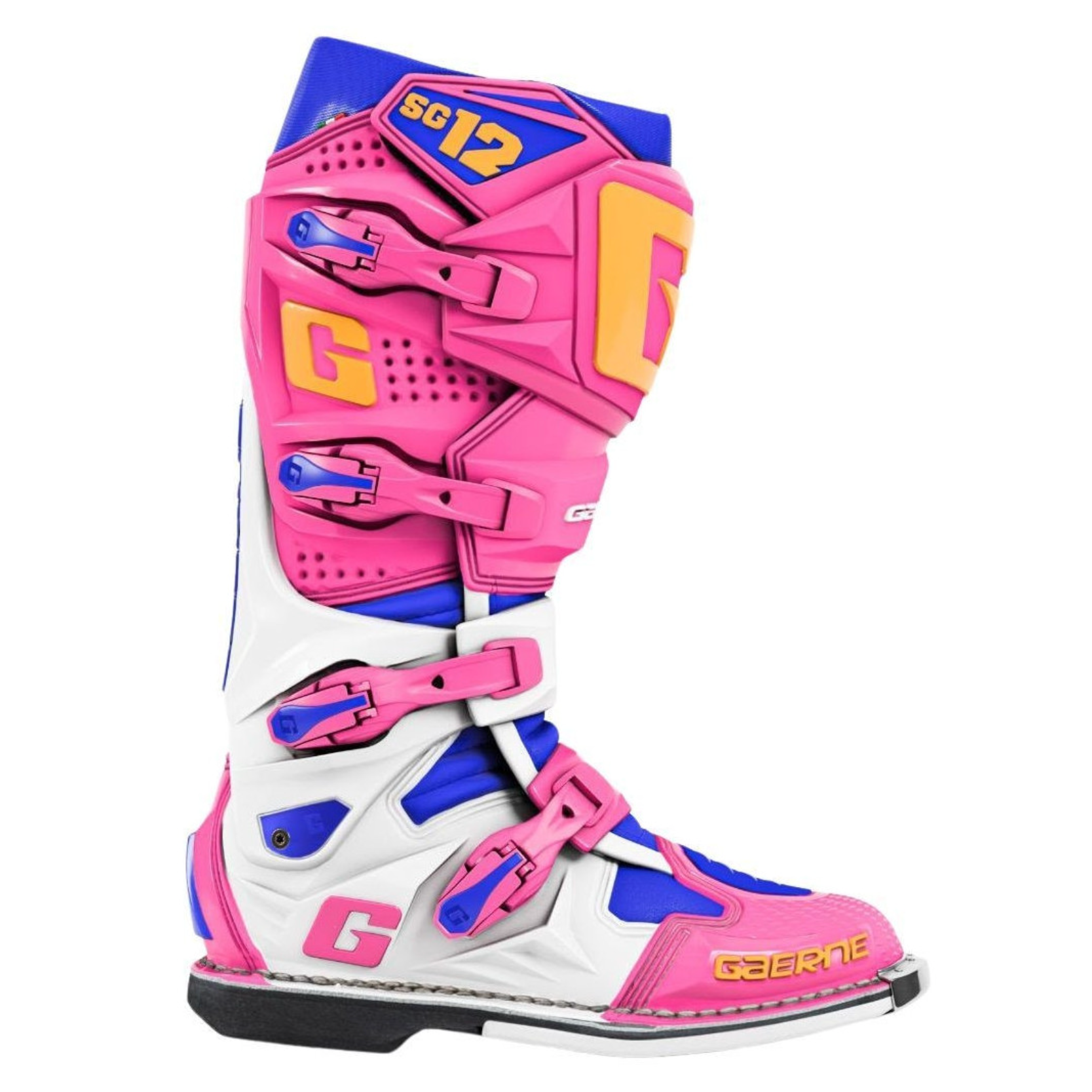 GAERNE boots SG 12 Shockwave LE white/pink
