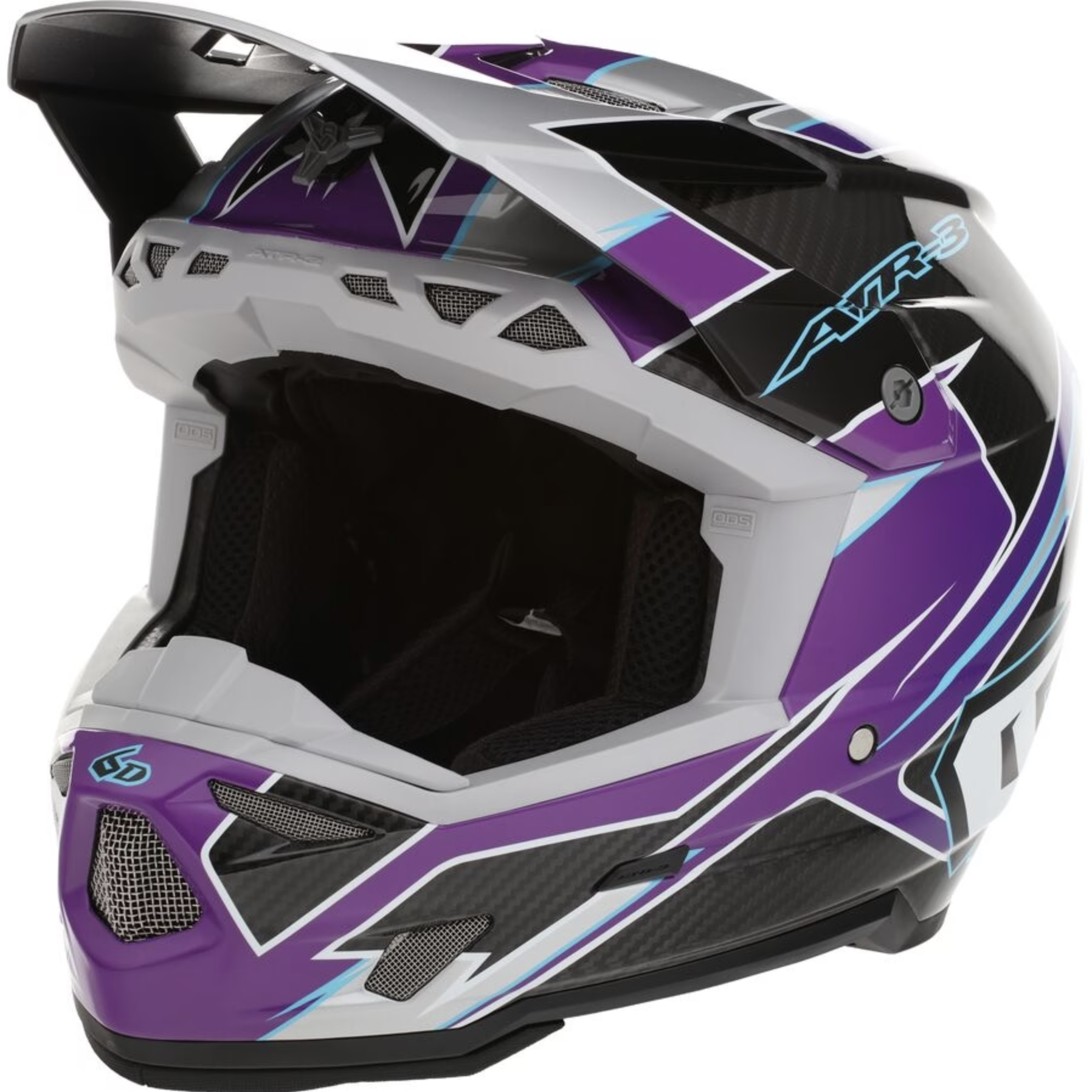 6D ATR-3 Reflex FIM Gloss purple/black ķivere