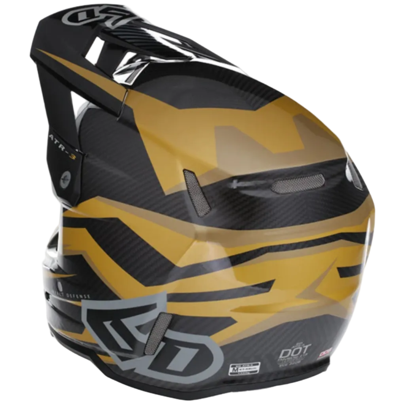 6D ATR-3 Rival FIM Gloss gold/black ķivere