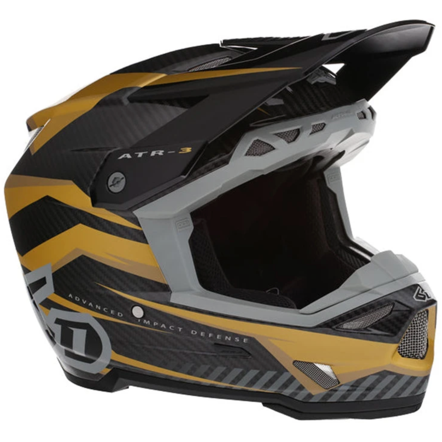6D ATR-3 Rival FIM Gloss gold/black ķivere