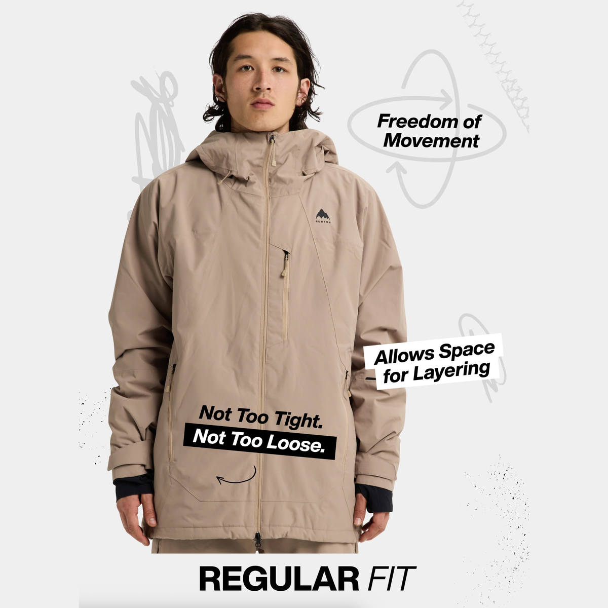 BURTON M RSRV INS JK true black jaka