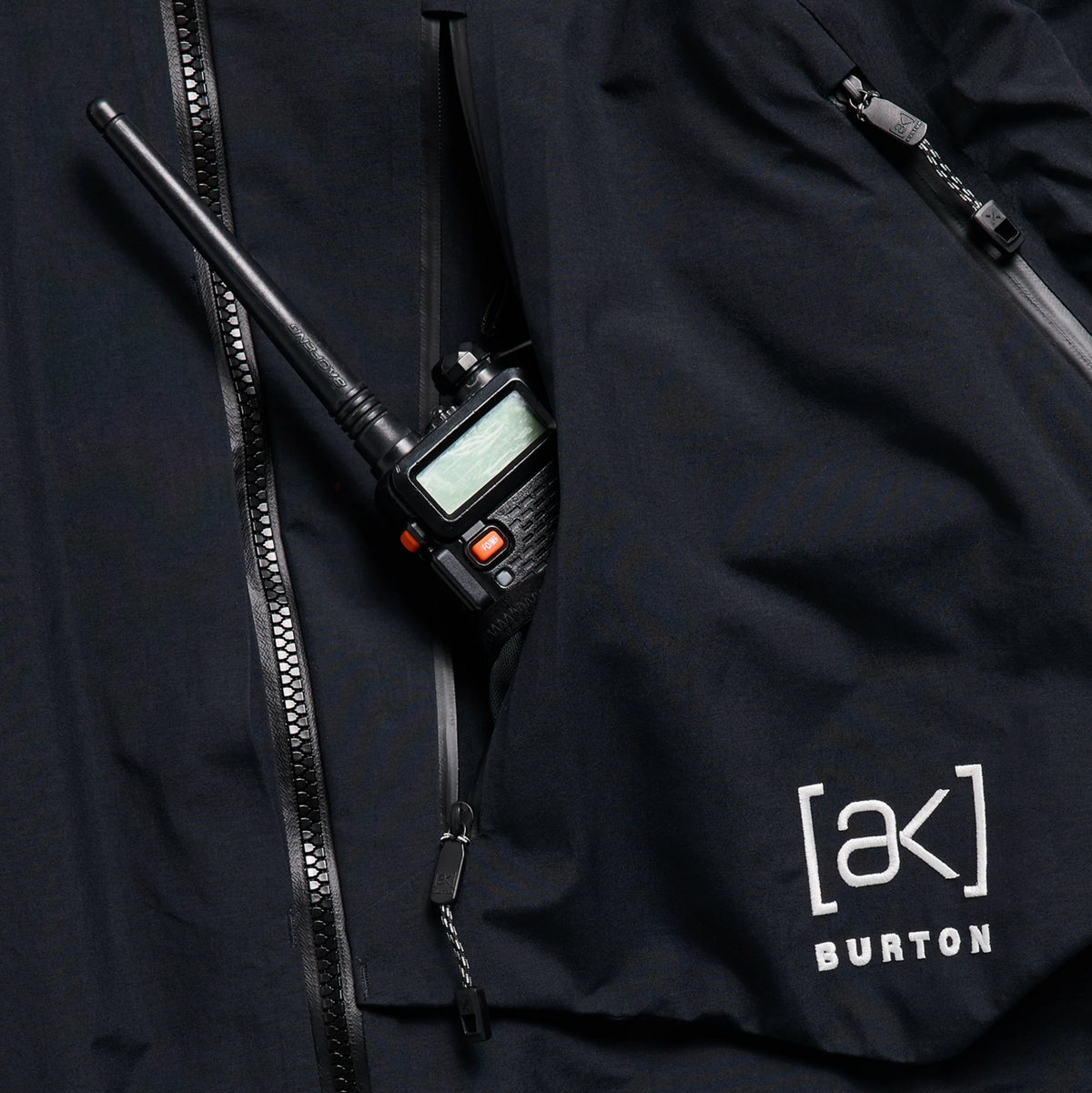 BURTON W AK Gore Cyclic JKT true black jaka