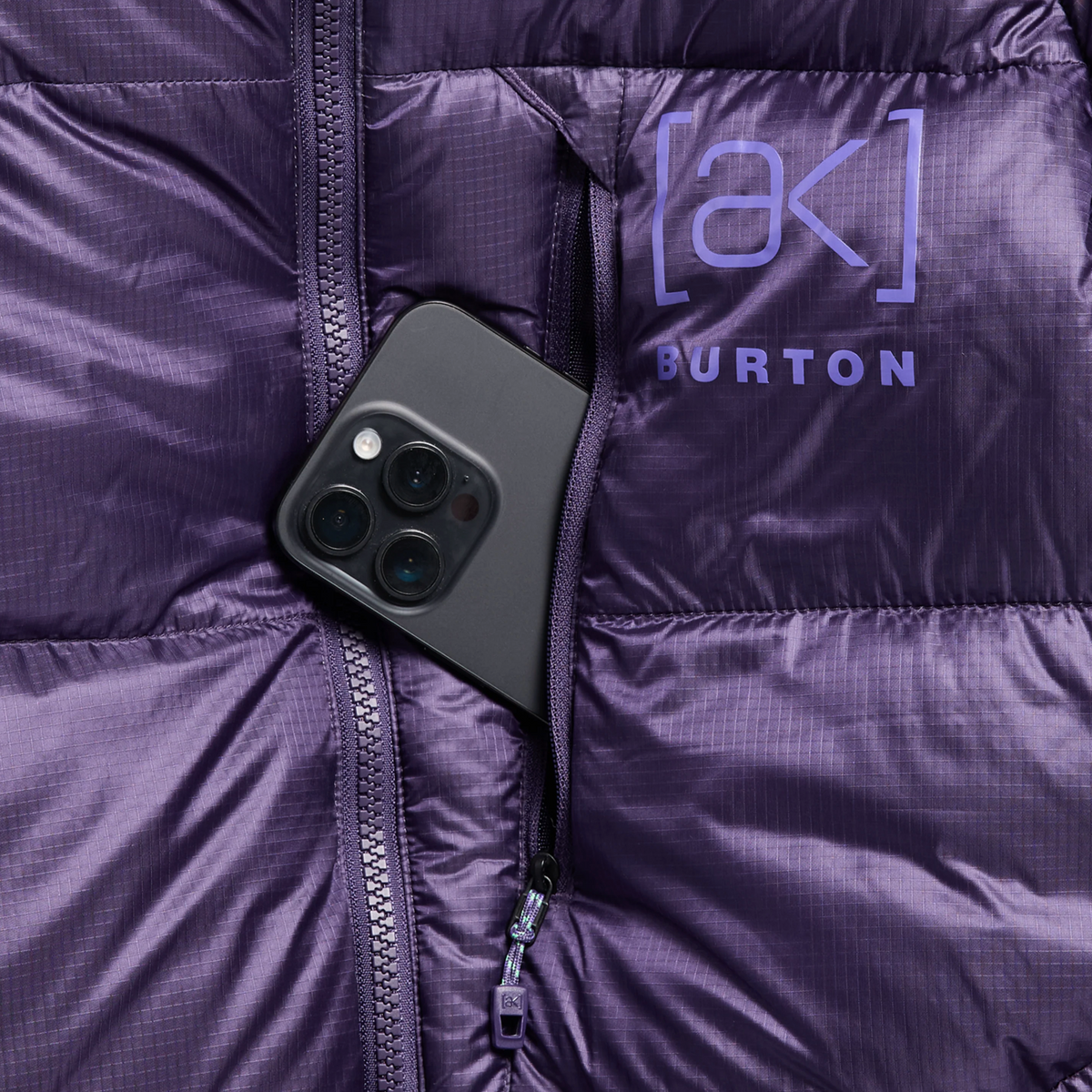 BURTON jacket W AK BKR EX DWN INS nightshade purple