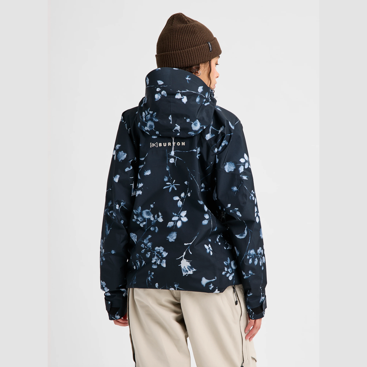 BURTON W AK Gore Cyclc JKT cyanotype floral jaka