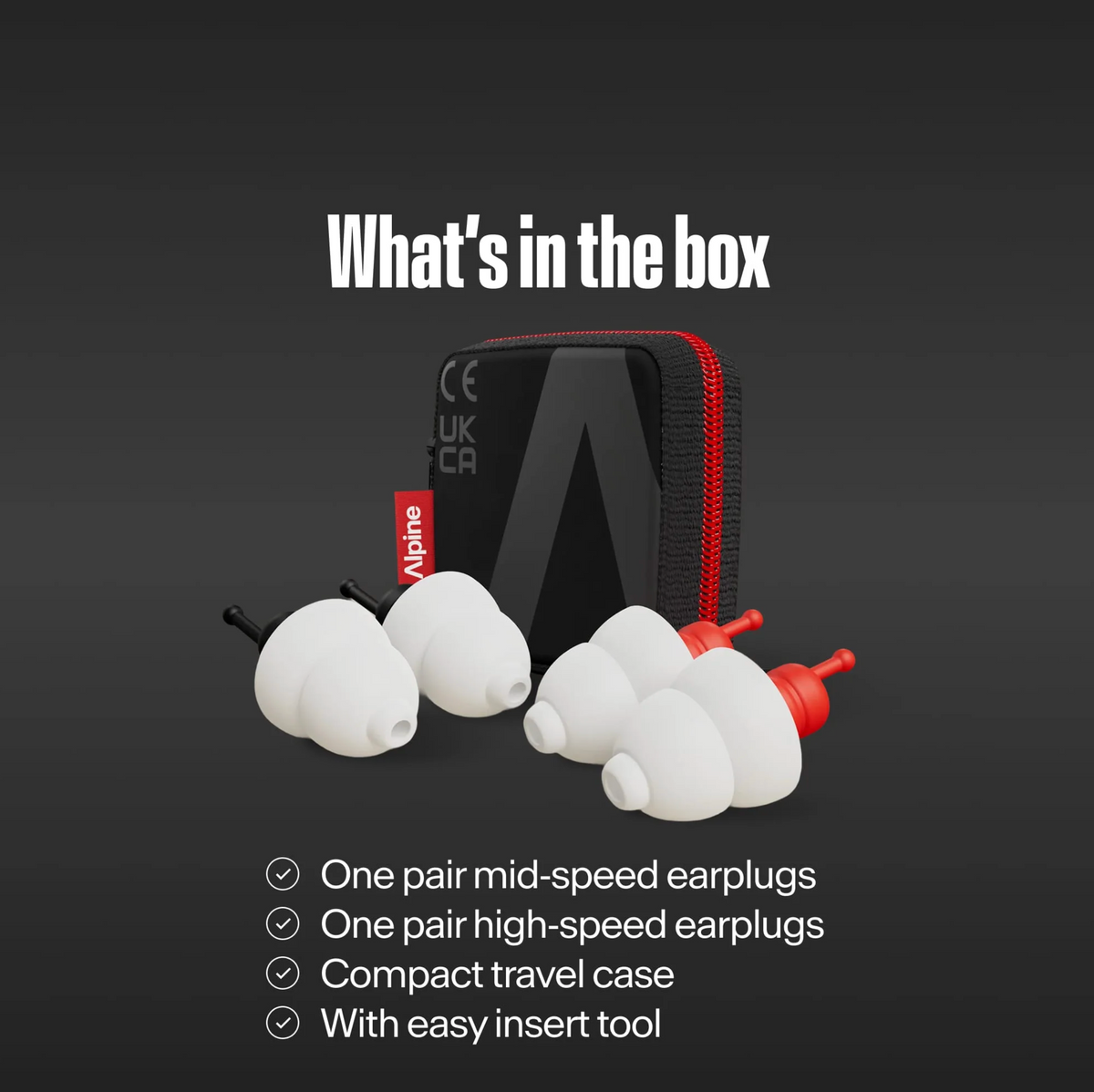 ALPINE Motosafe Earplugs Tour/Sport ausu aizbāžņi