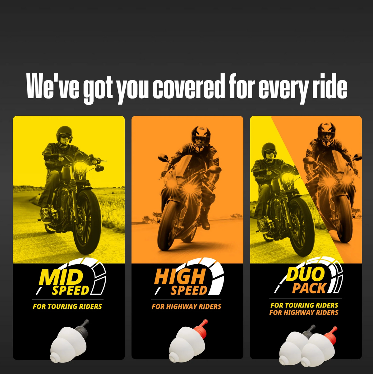 ALPINE Motosafe Earplugs Tour/Sport ausu aizbāžņi