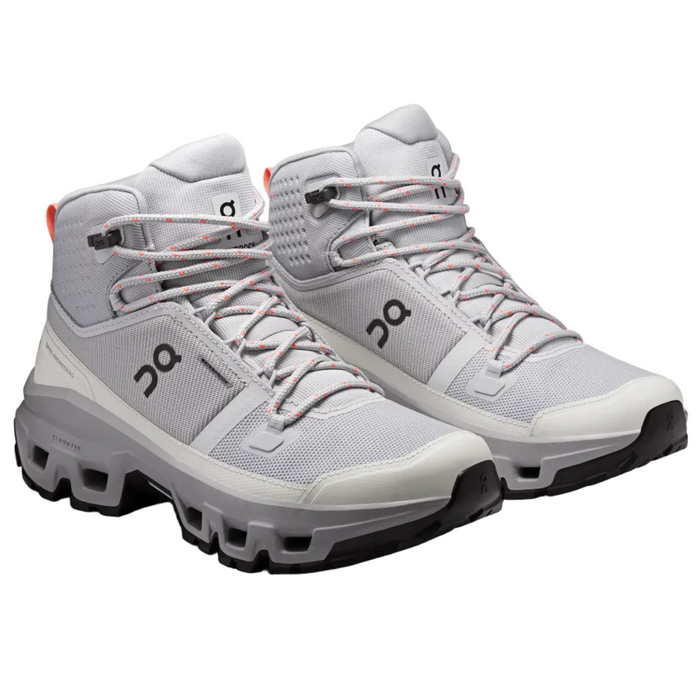 ON apavi Cloudrock Mid WP W white/grey