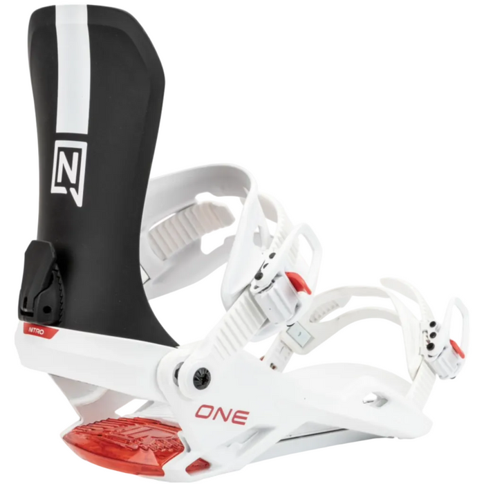 NITRO One black/white/red binding